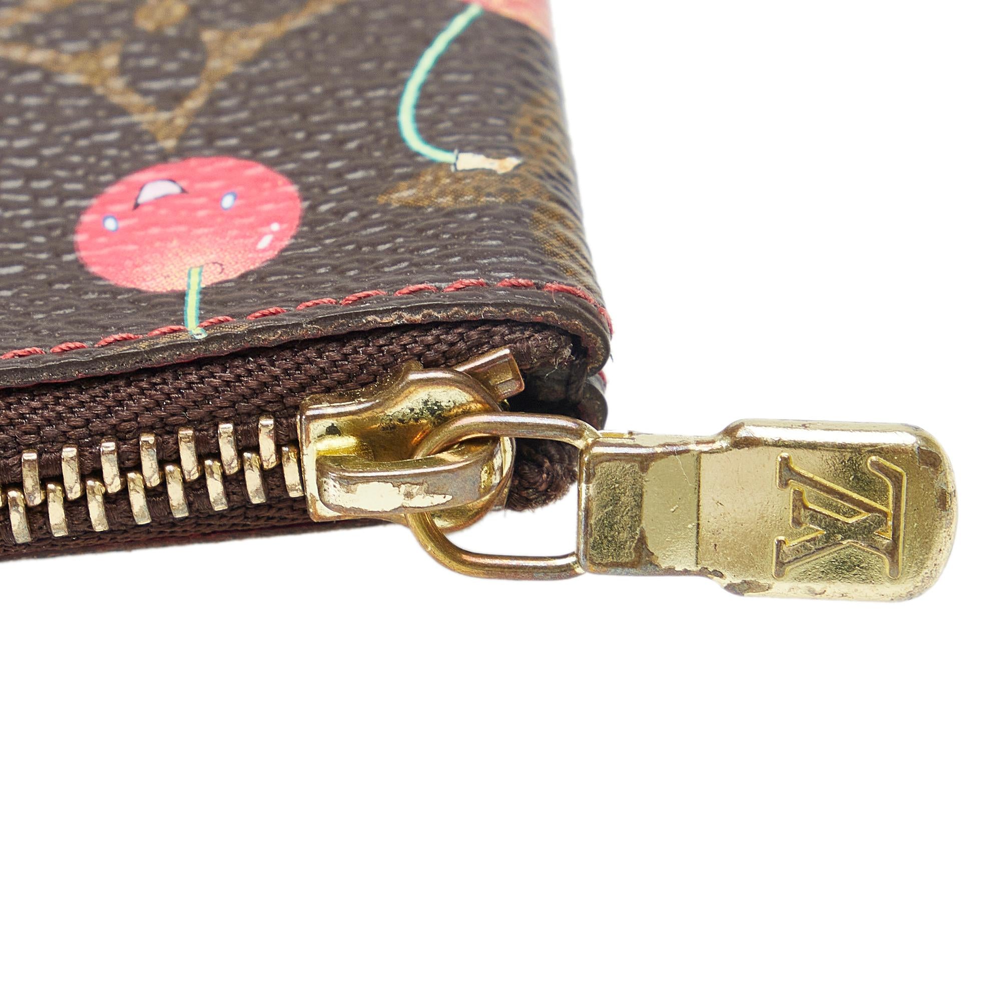 Louis Vuitton Monogram Cherry Pochette Cles (SHG-Yan3YQ)