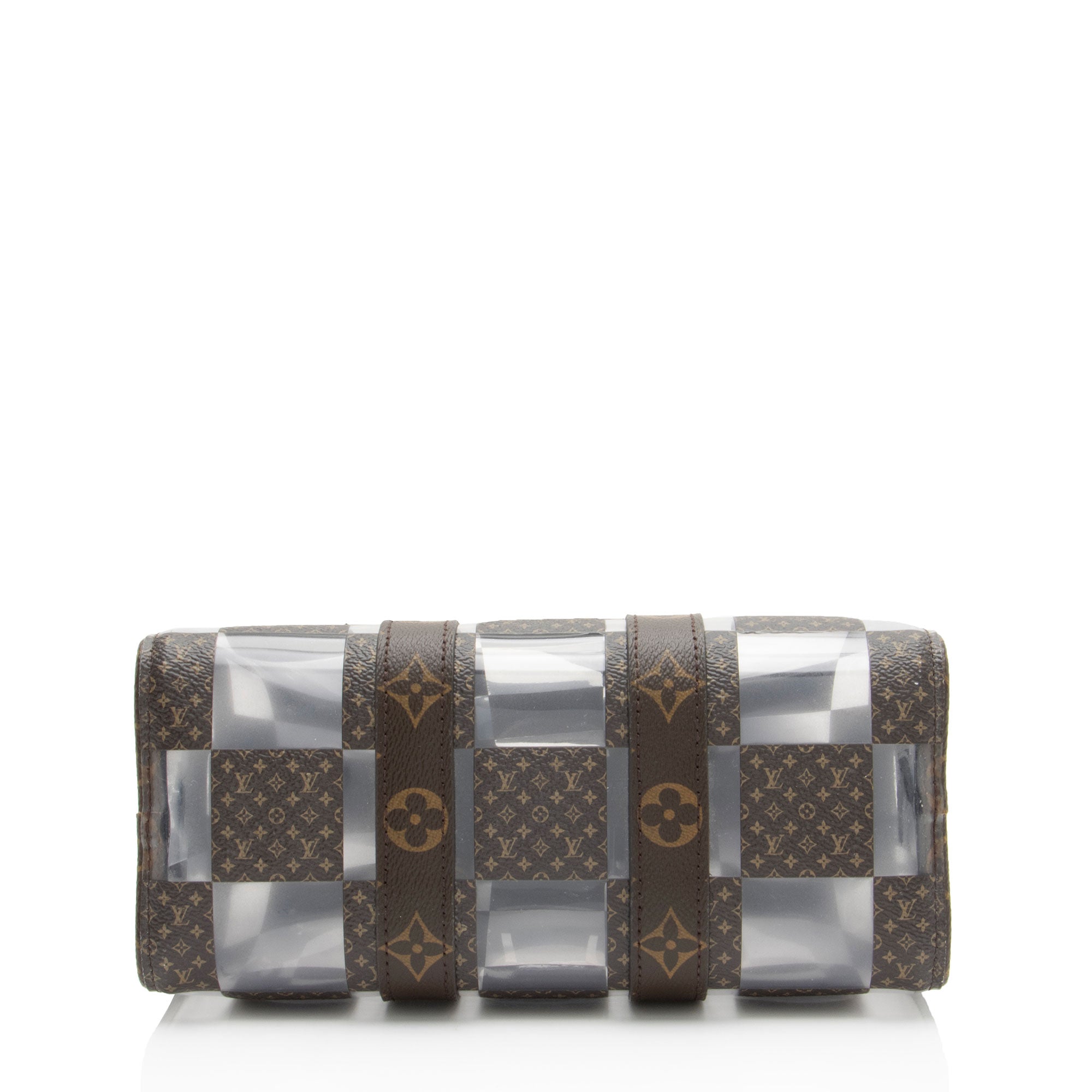 Louis Vuitton Monogram Chess Canvas PVC Bandouliere 25 Keepall