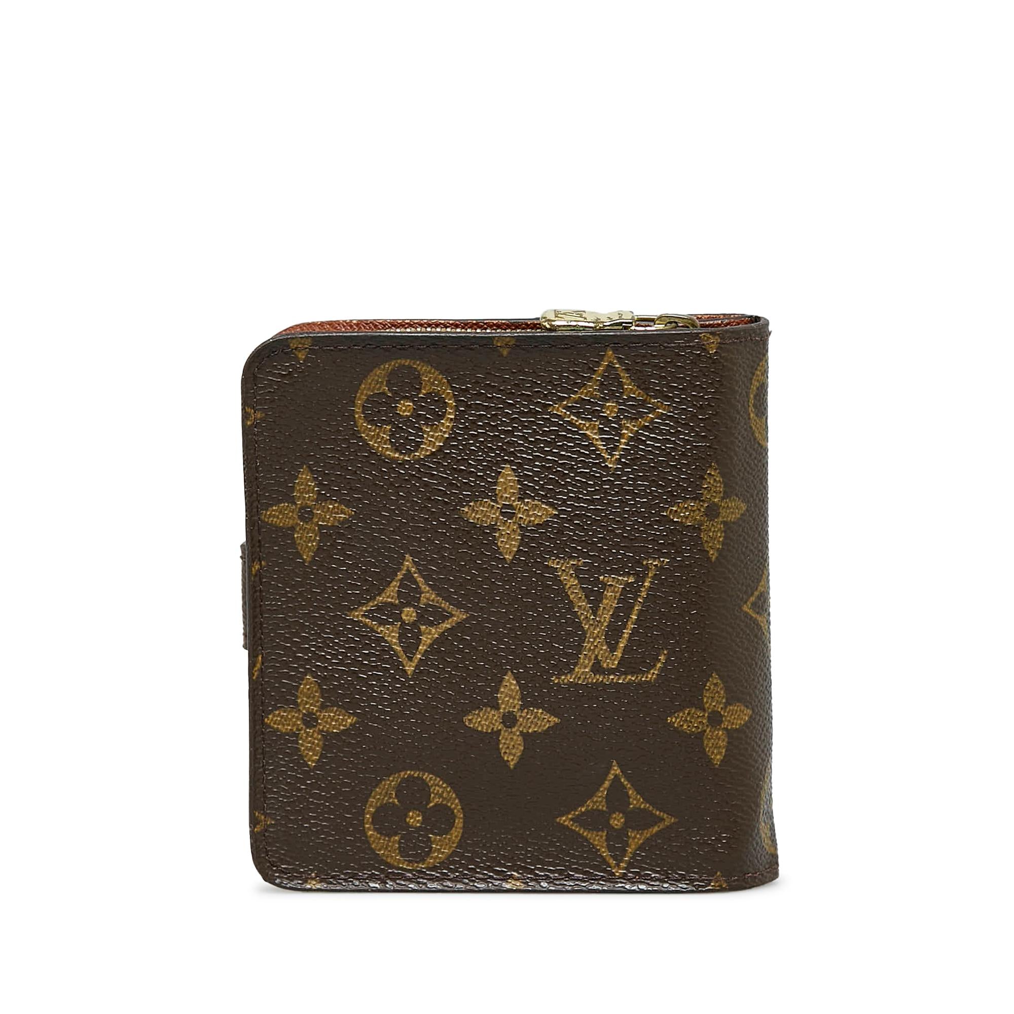 Louis Vuitton Monogram Compact Zippy Wallet (SHG-Xnv1mm)