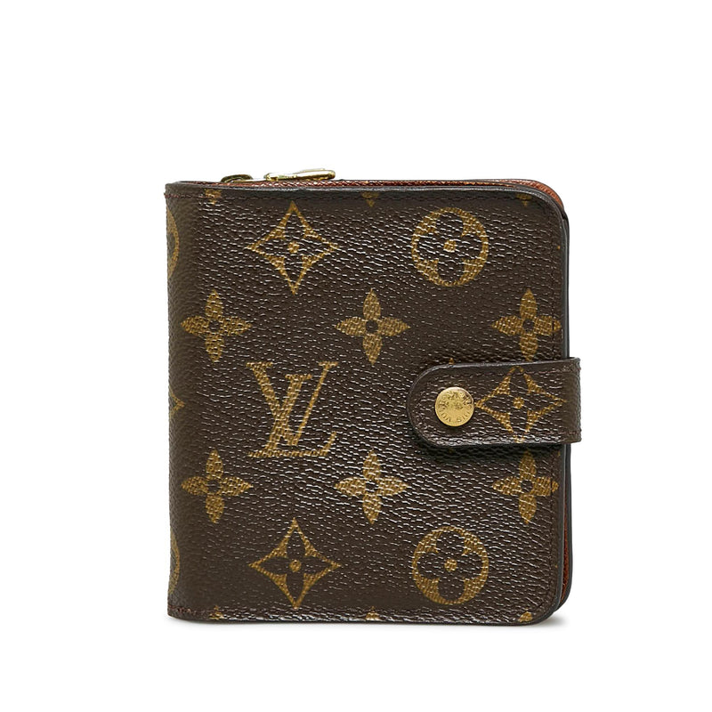 Louis Vuitton Monogram Compact Zippy Wallet (SHG-Xnv1mm)