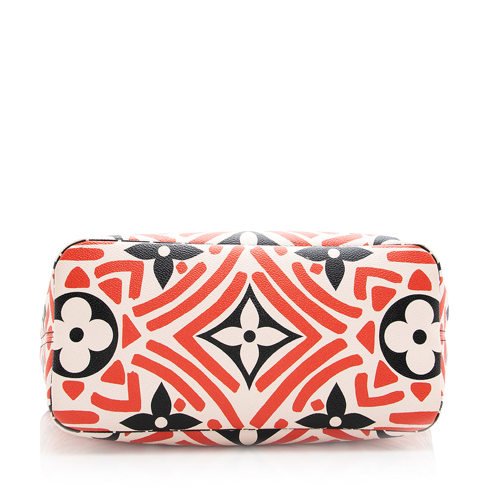 Louis Vuitton Limited Edition Monogram Crafty Neverfull MM Tote (SHF-19630)