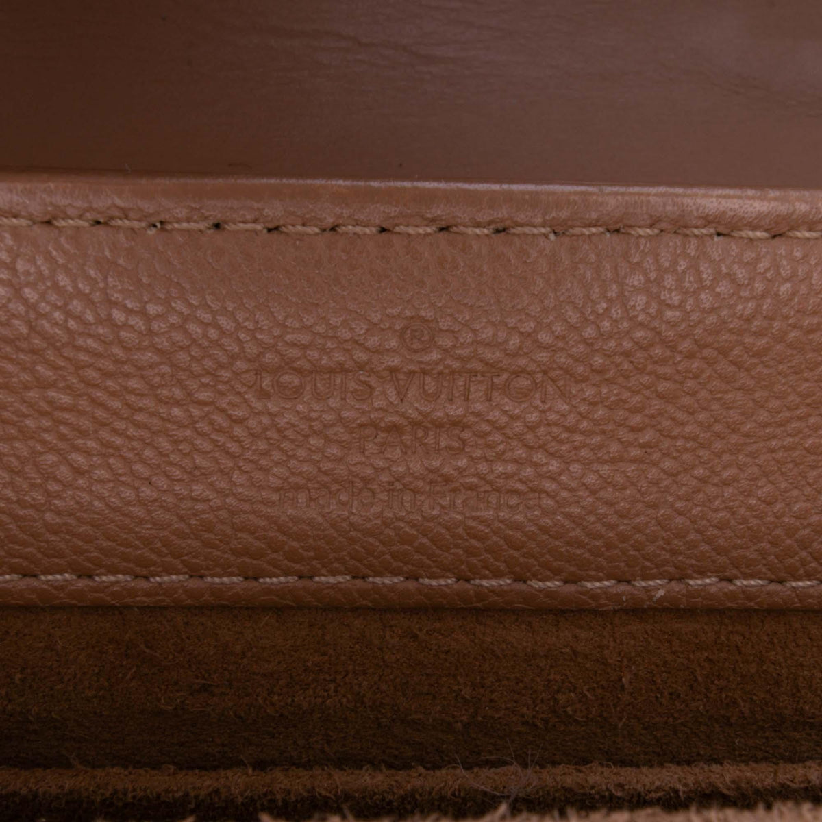 Louis Vuitton Monogram Cuir Plume Ecume Very Chain Satchel