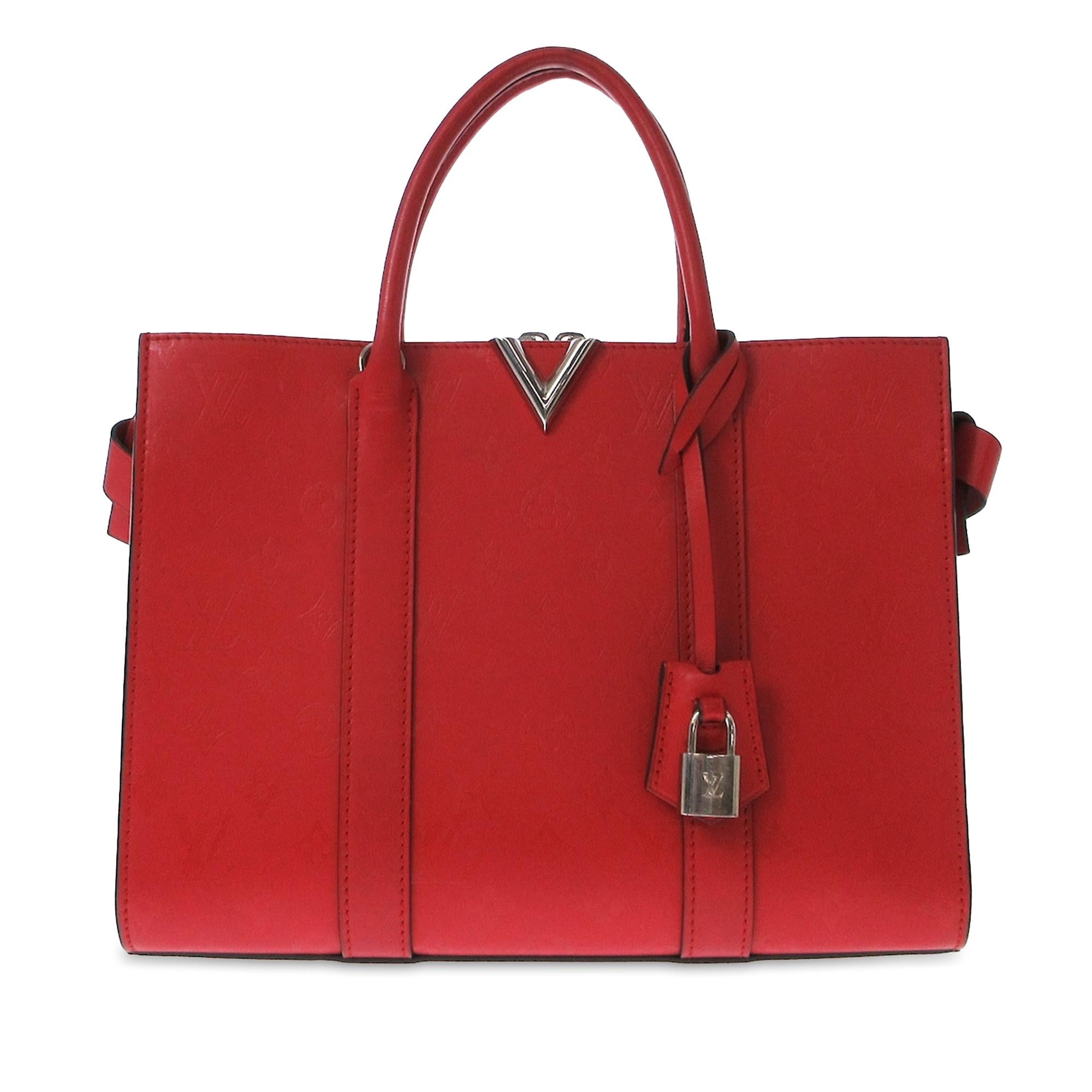 Louis Vuitton Monogram Cuir Plume Very Tote MM (SHG-LjIeqm)