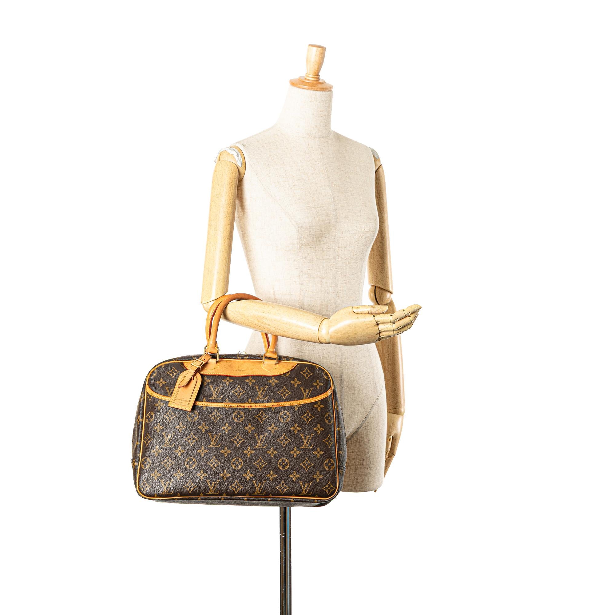 Louis Vuitton ドーヴィル LOUIS VUITTON Deauville LV Monogram Top Handle Weekend