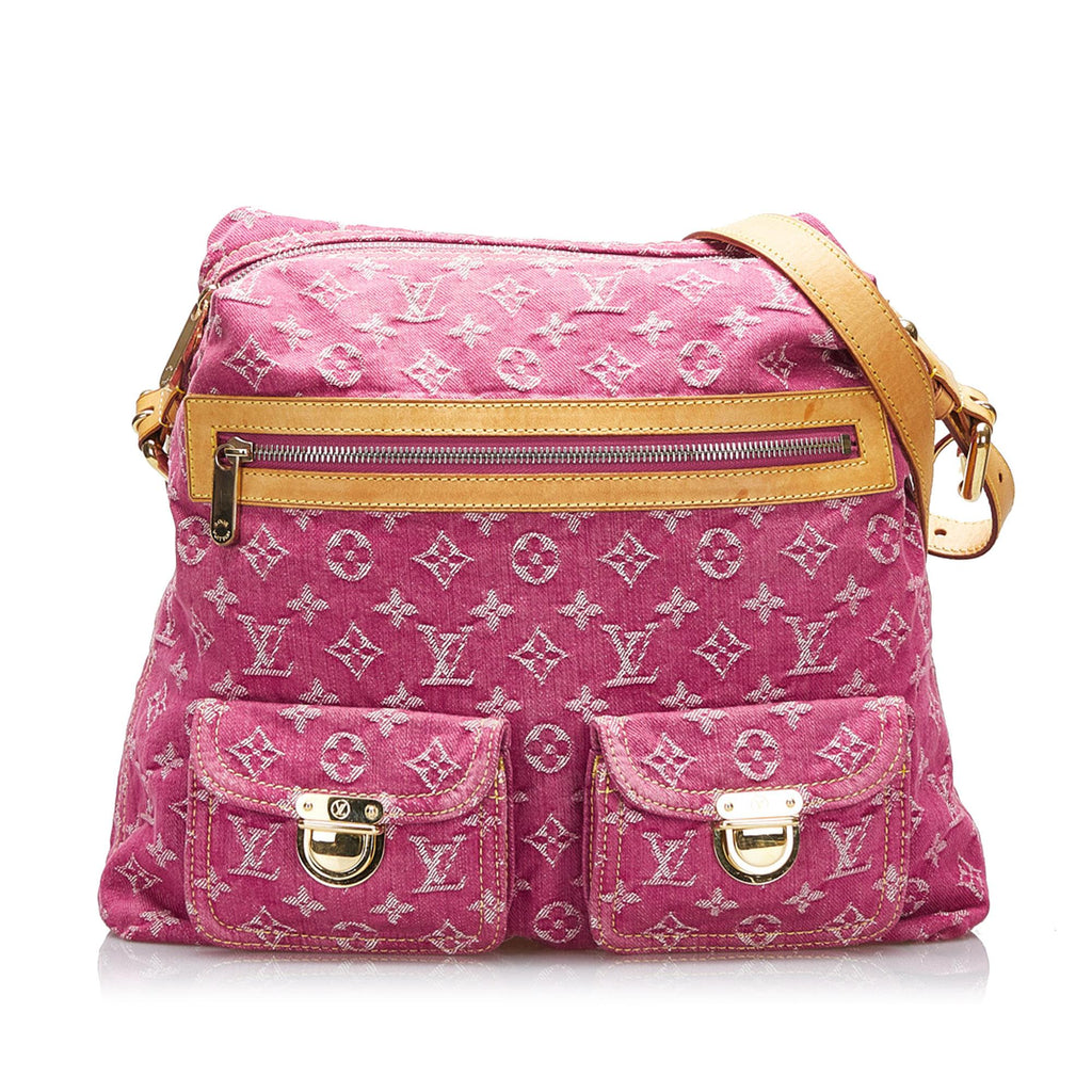 Louis Vuitton Monogram Denim Slightly Bag - Pink Crossbody Bags
