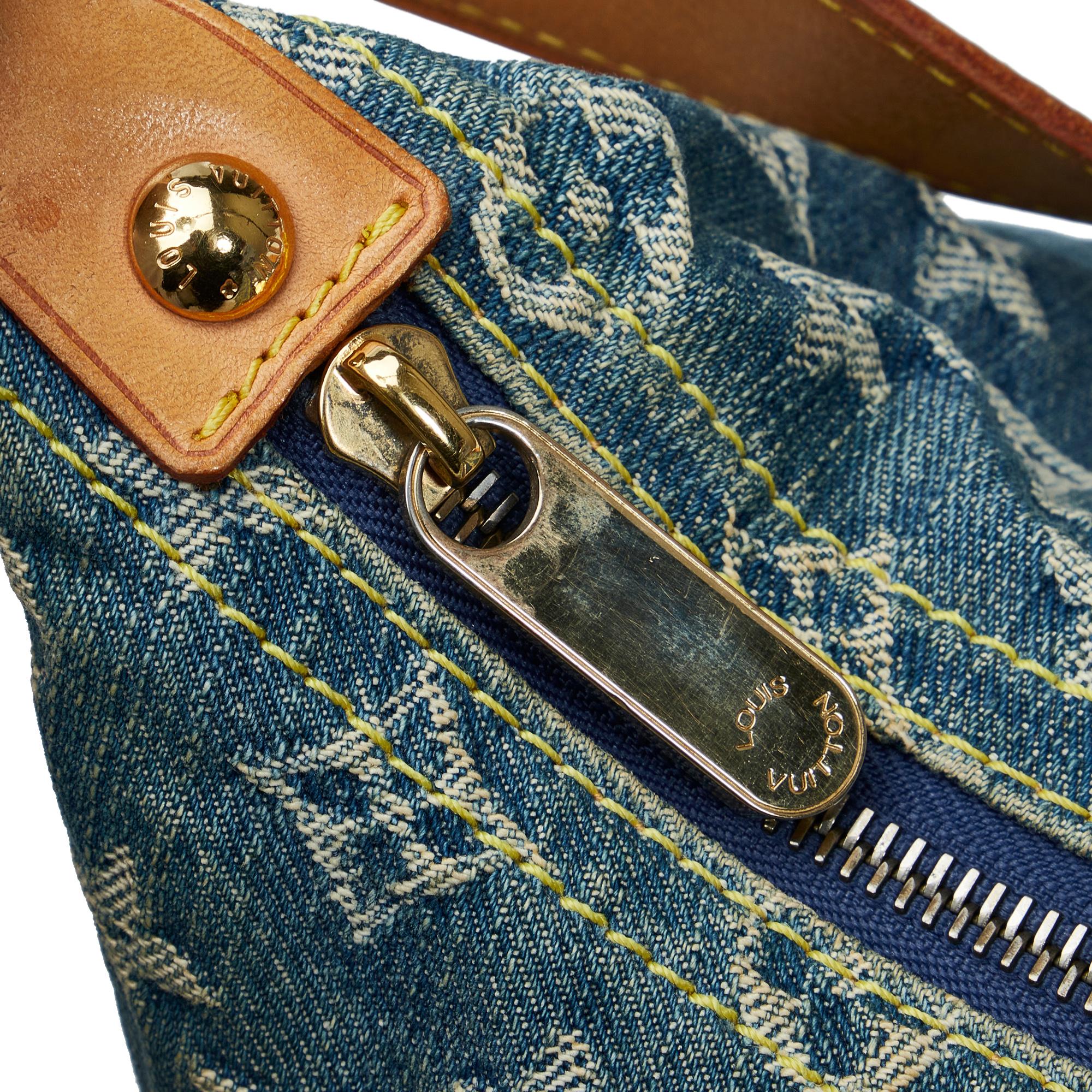 Louis Vuitton Monogram Denim Baggy GM (SHG-PHLwBR)