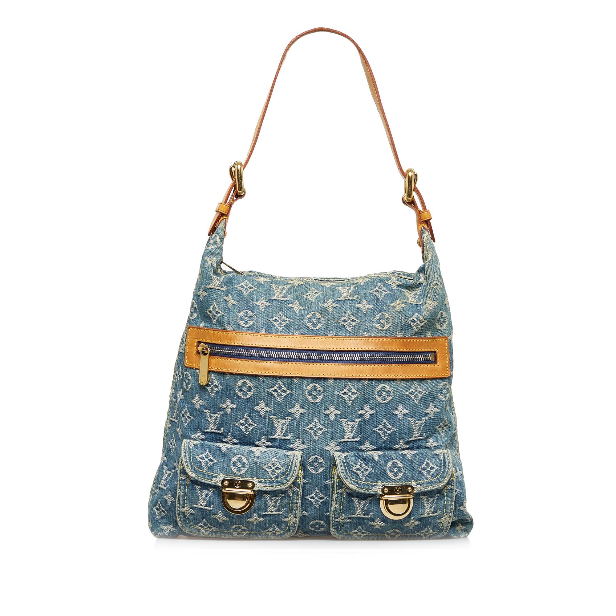Louis Vuitton Monogram Denim Baggy GM (SHG-PHLwBR)