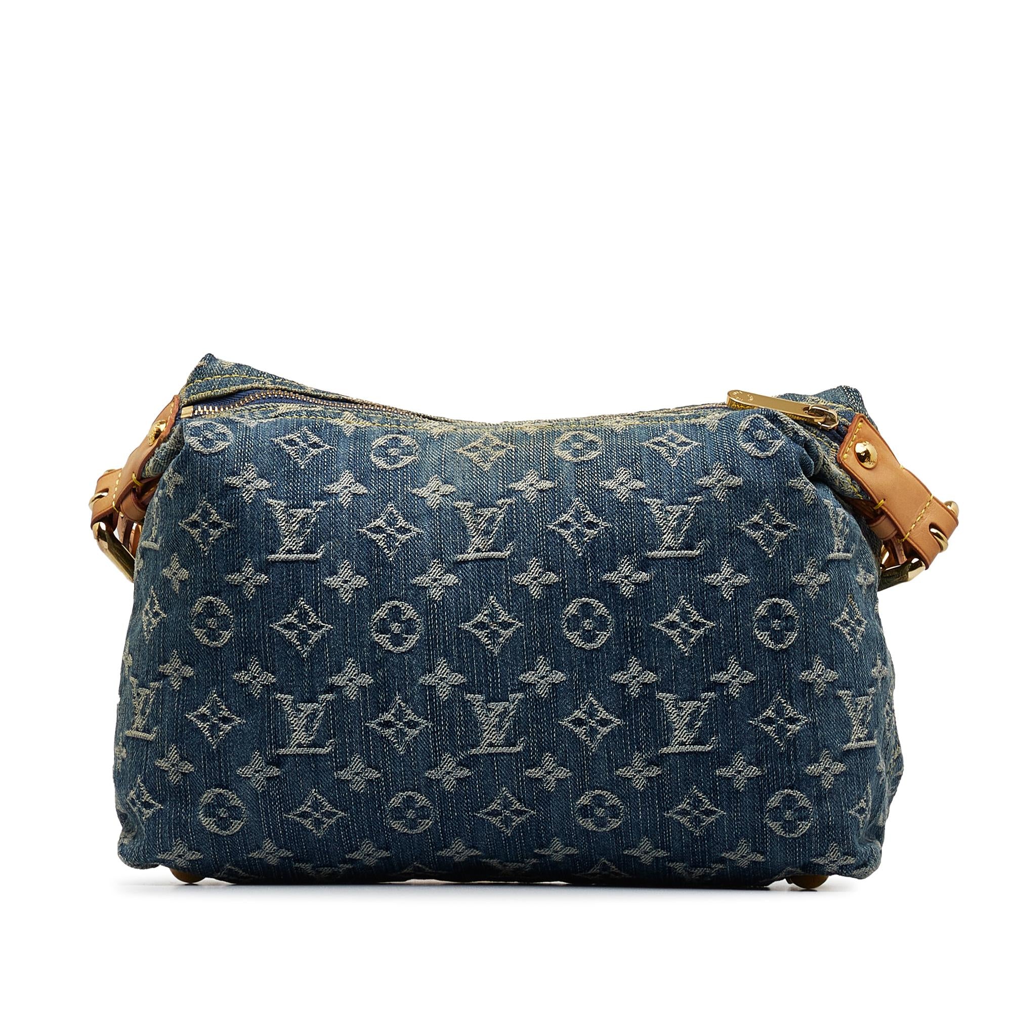 Louis Vuitton Monogram Denim Baggy PM (SHG-y77wjG)