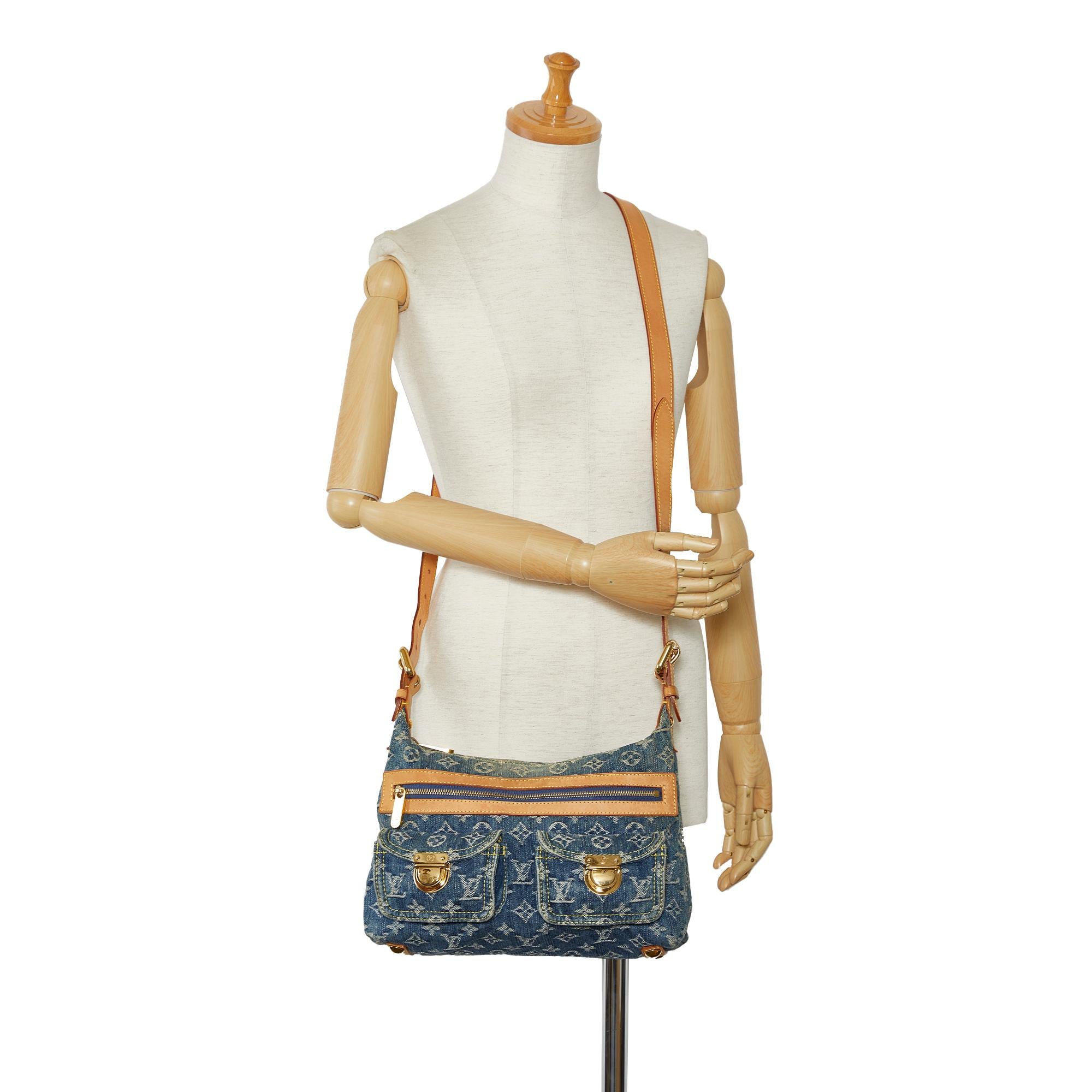 Louis Vuitton Monogram Denim Baggy PM (SHG-y77wjG)