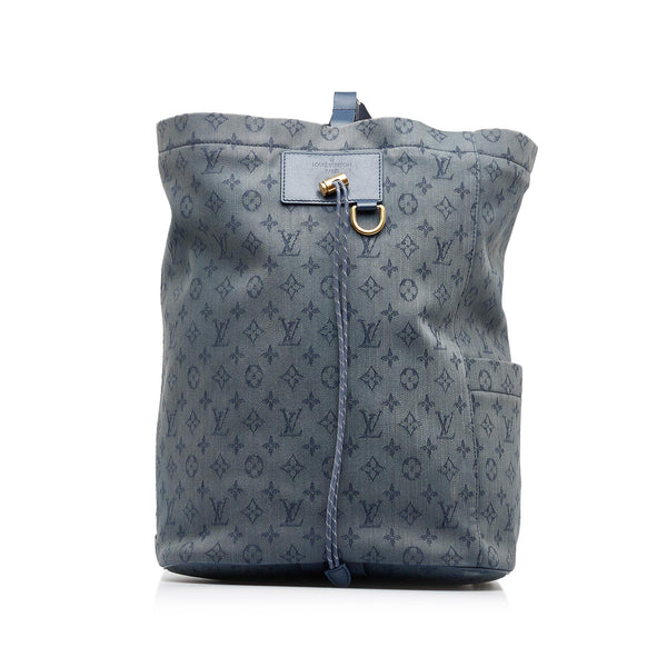 Louis Vuitton Monogram Denim Chalk Backpack (SHG-JepQAs)