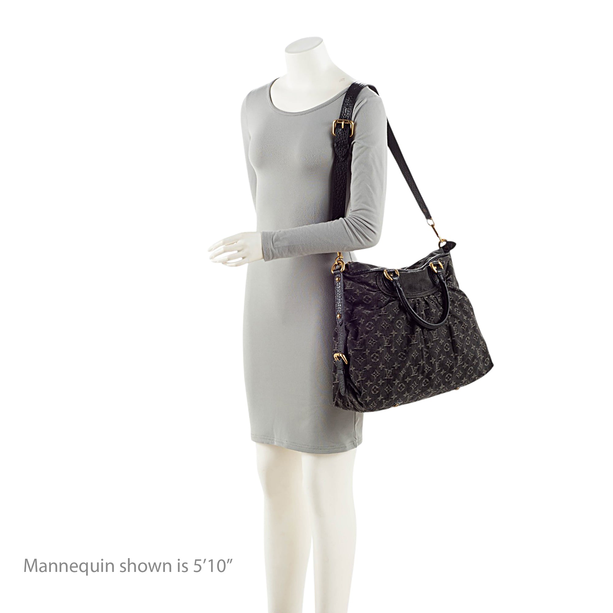 Louis Vuitton Monogram Denim Neo Cabby GM Satchel