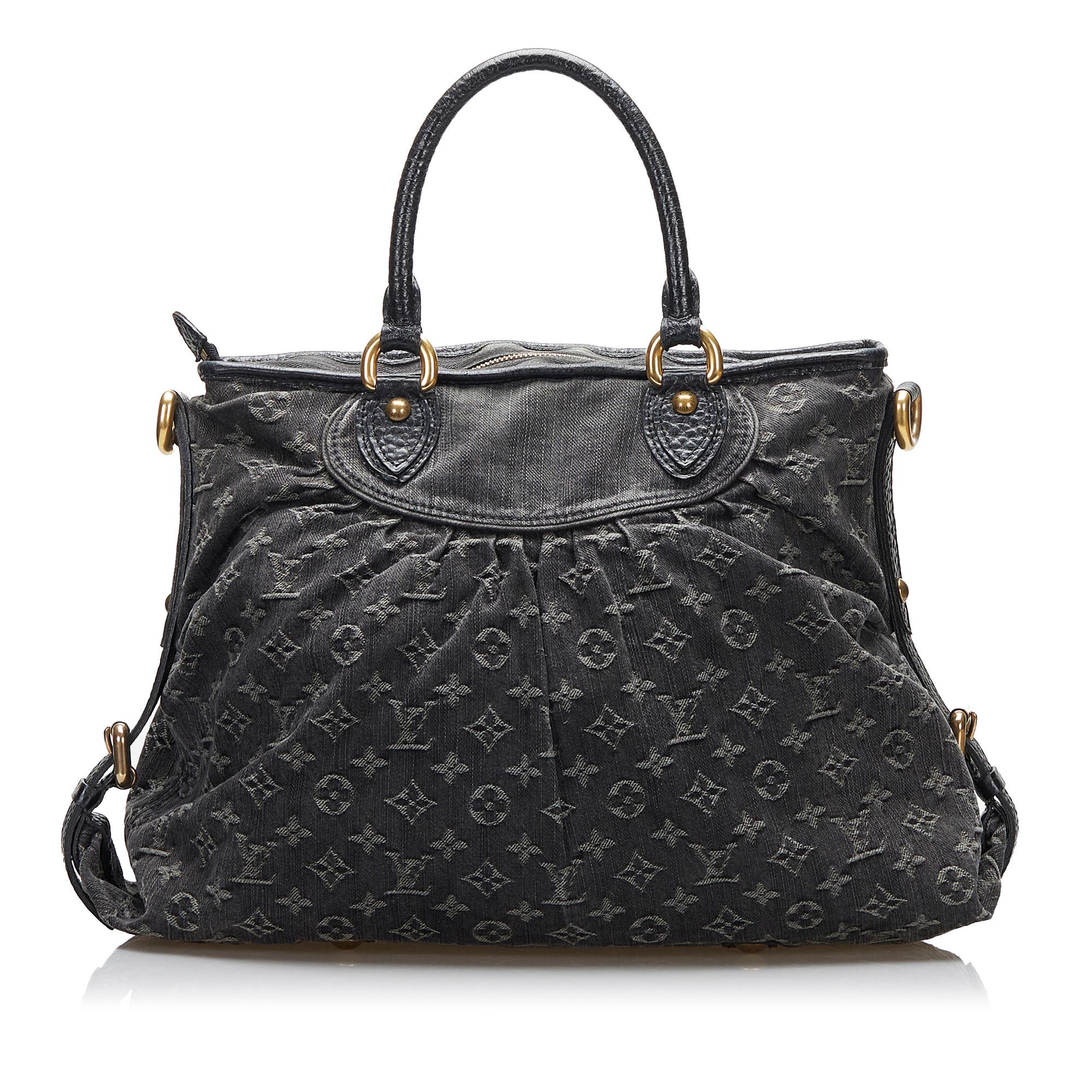 Louis Vuitton Monogram Denim Neo Cabby MM (SHG-Wzstmq)