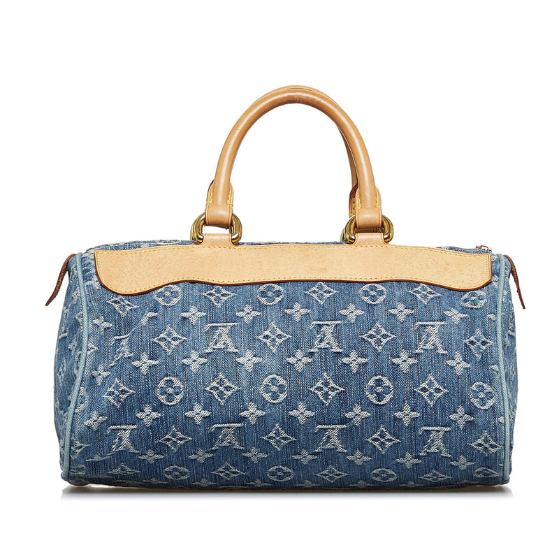 Louis Vuitton Blue Monogram Denim Neo Speedy Bag Louis Vuitton