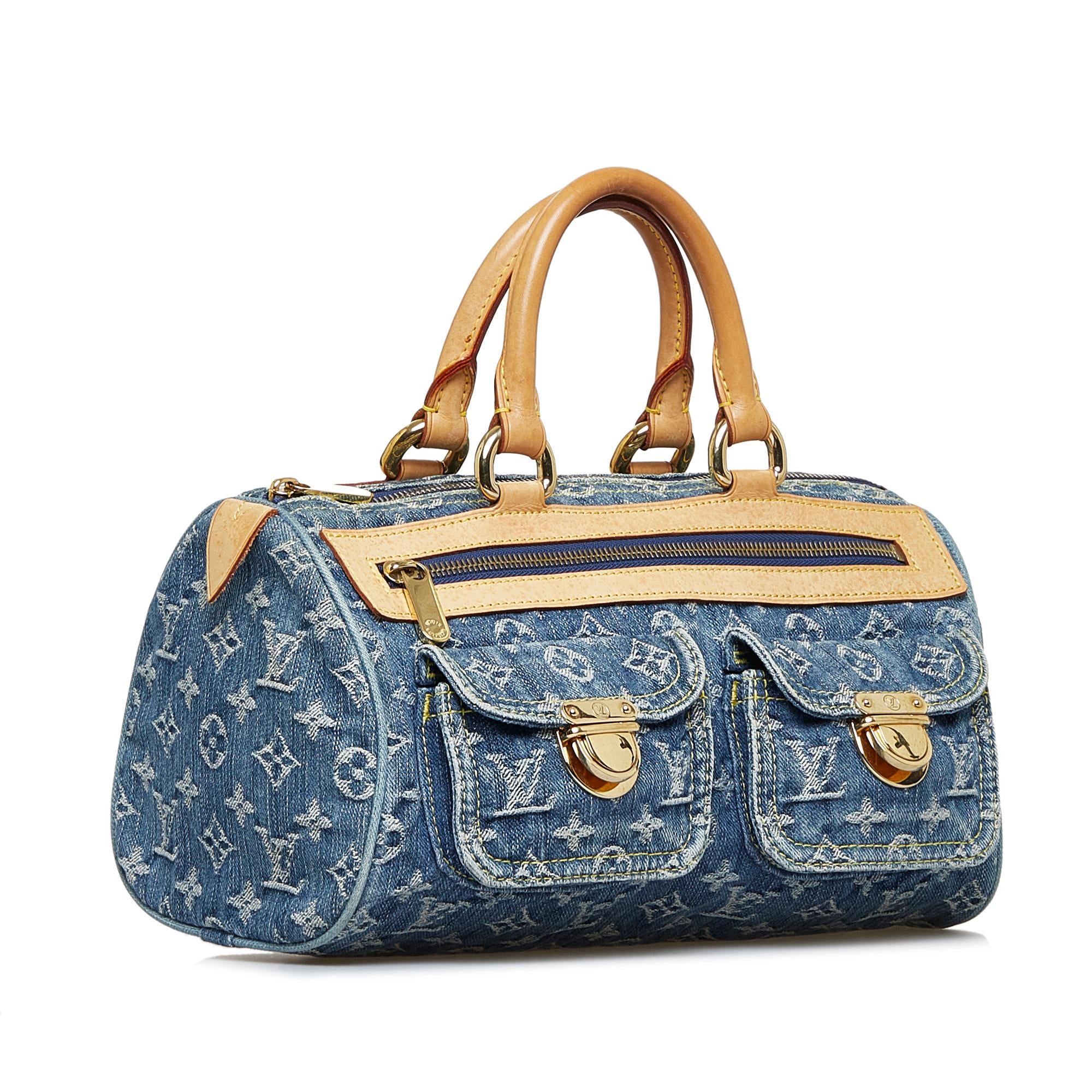 Louis Vuitton Monogram Denim Neo Speedy 30 (SHG-yrj8hv)