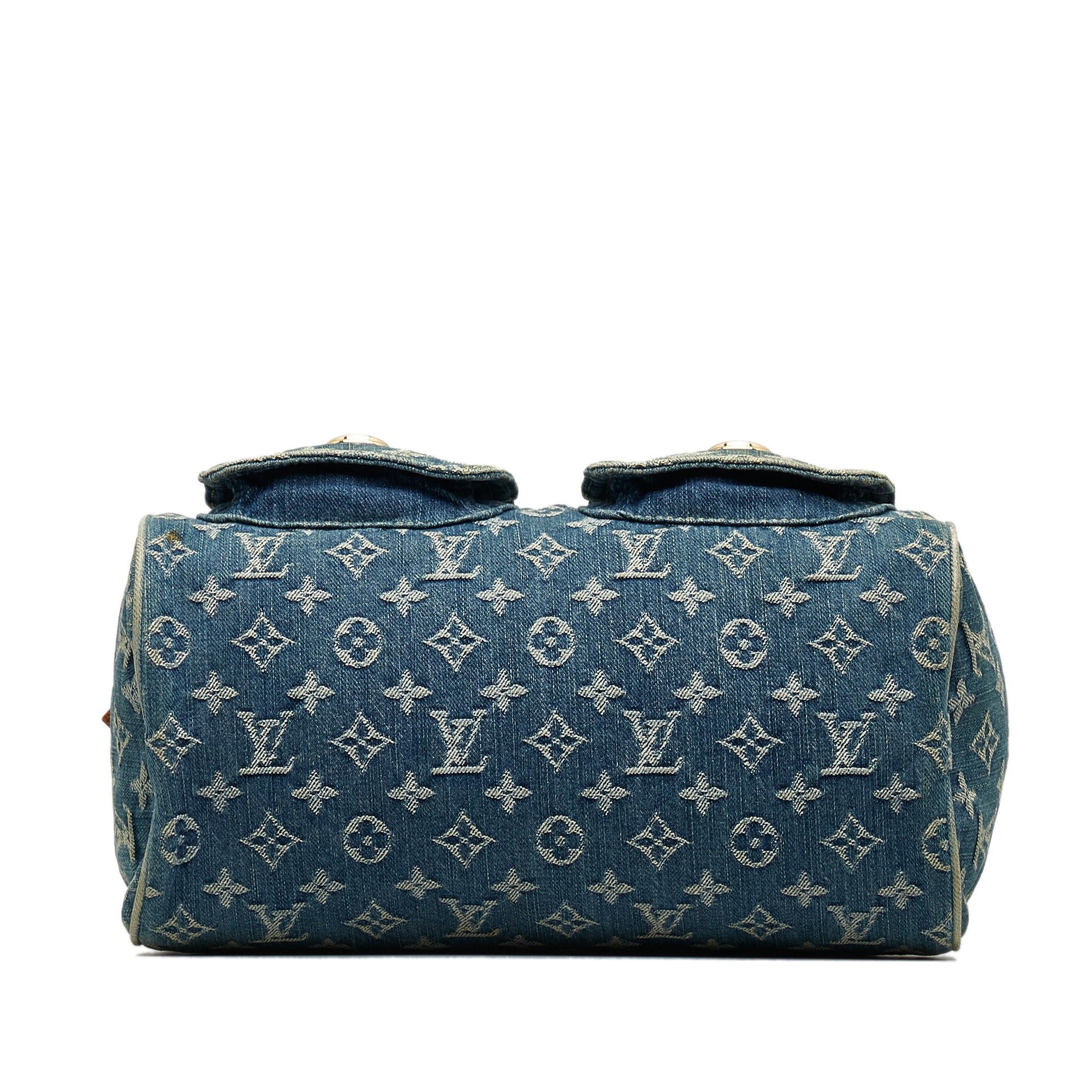 Louis Vuitton Monogram Denim Neo Speedy 30 (SHG-QNaAzn)