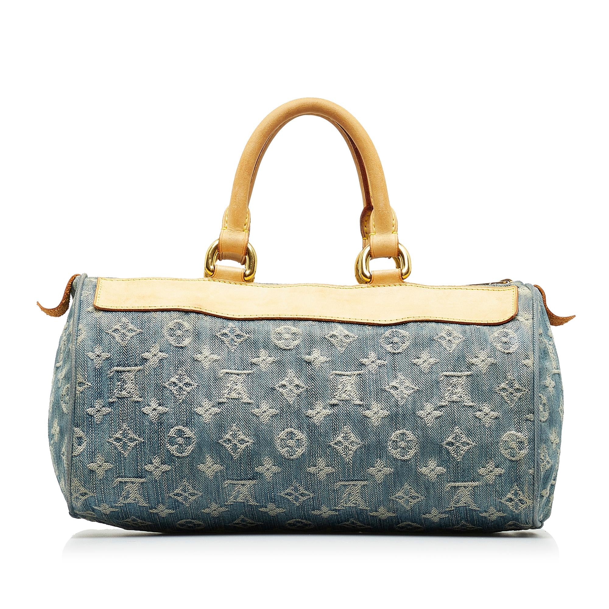 Louis Vuitton Monogram Denim Neo Speedy 30 (SHG-QgCgr2)