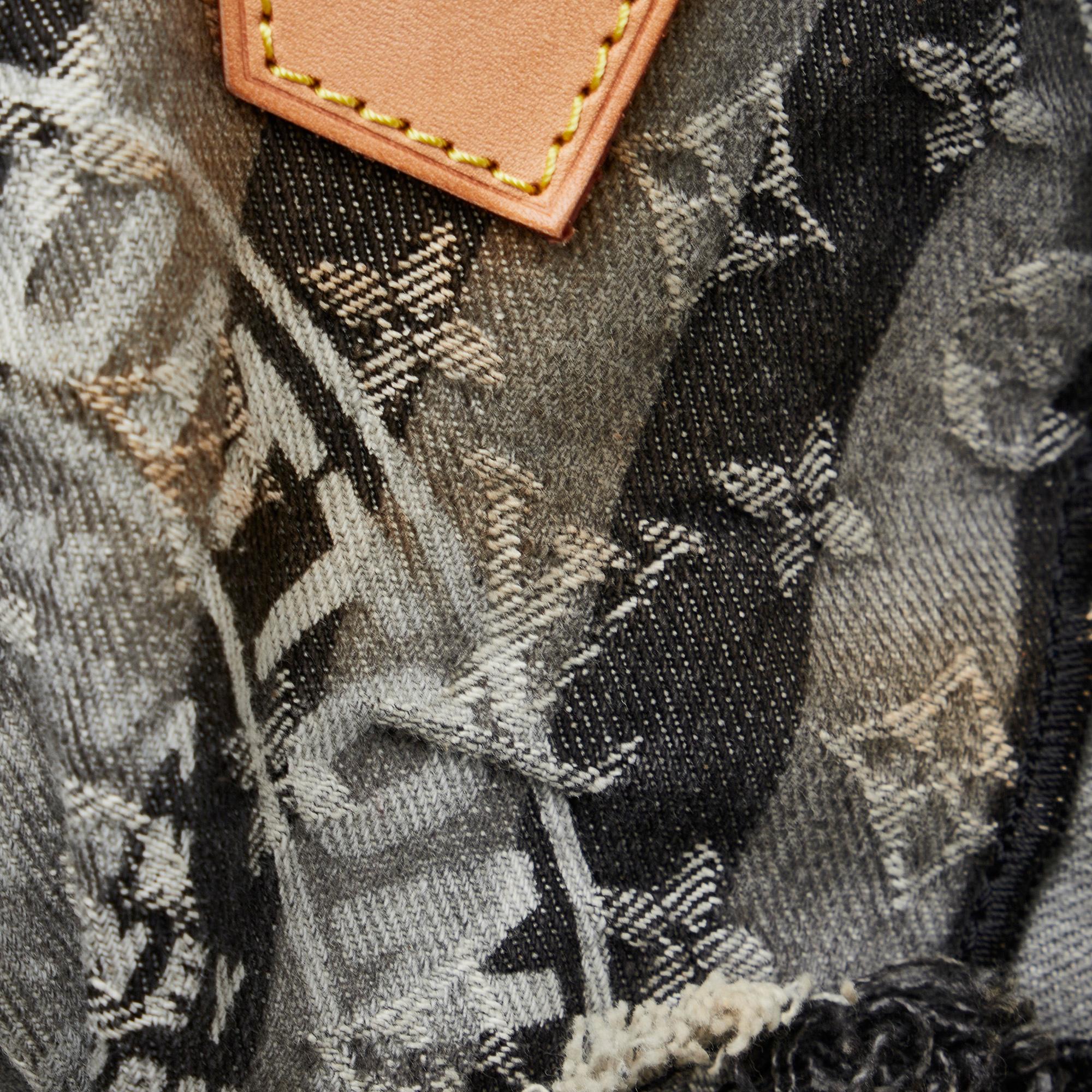 Louis Vuitton Monogram Denim Patchwork Speedy 30 (SHG-HhLIYd)