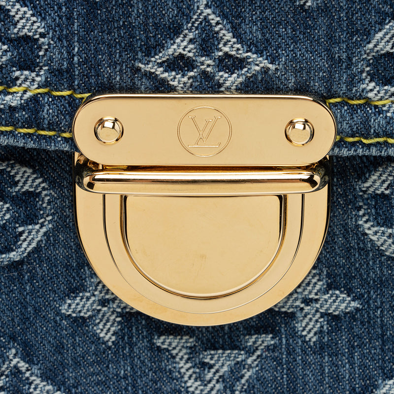 Louis Vuitton Monogram Denim Sac Plat – Oliver Jewellery