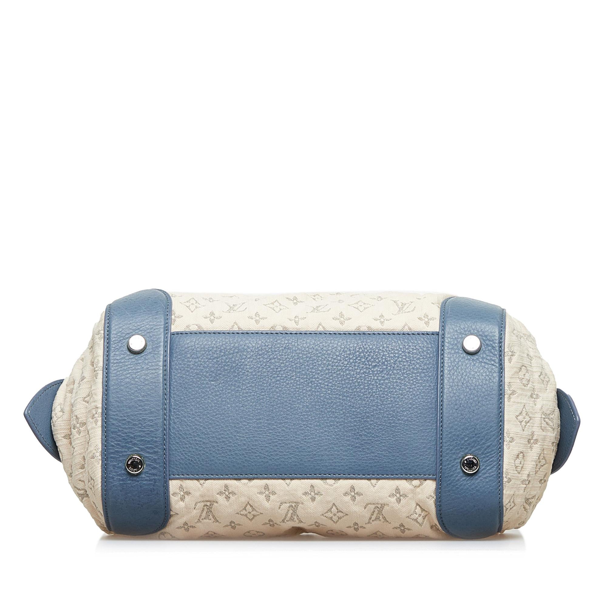 Louis Vuitton Monogram Denim Speedy Round GM (SHG-hkKBS6)