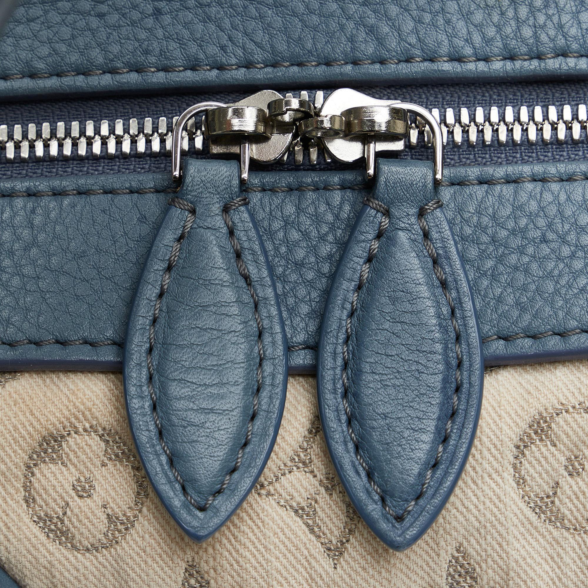 Louis Vuitton Monogram Denim Speedy Round GM (SHG-hkKBS6)