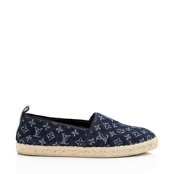 Louis Vuitton Monogram Denim Starboard Espadrilles - Size 8.5 / 38.5 (SHF-izvMNc)