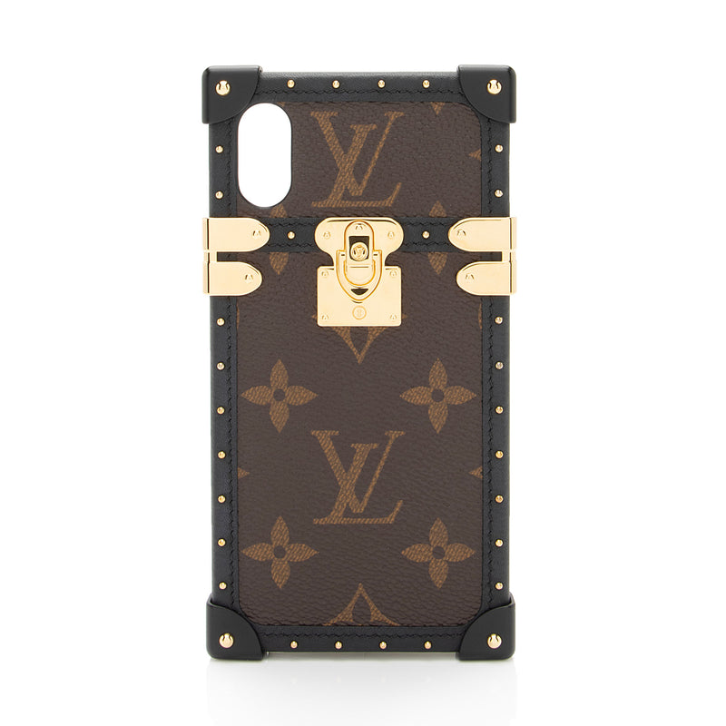 Louis Vuitton Monogram Canvas Eye Trunk iPhone X Case (SHF-9XQGTf) – LuxeDH