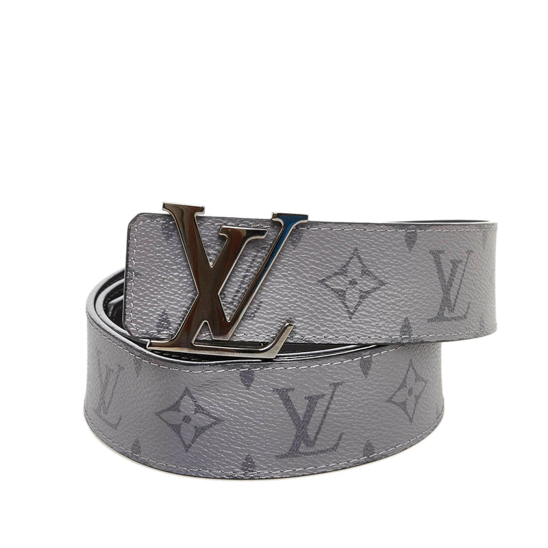 black and white louis vuittons belt
