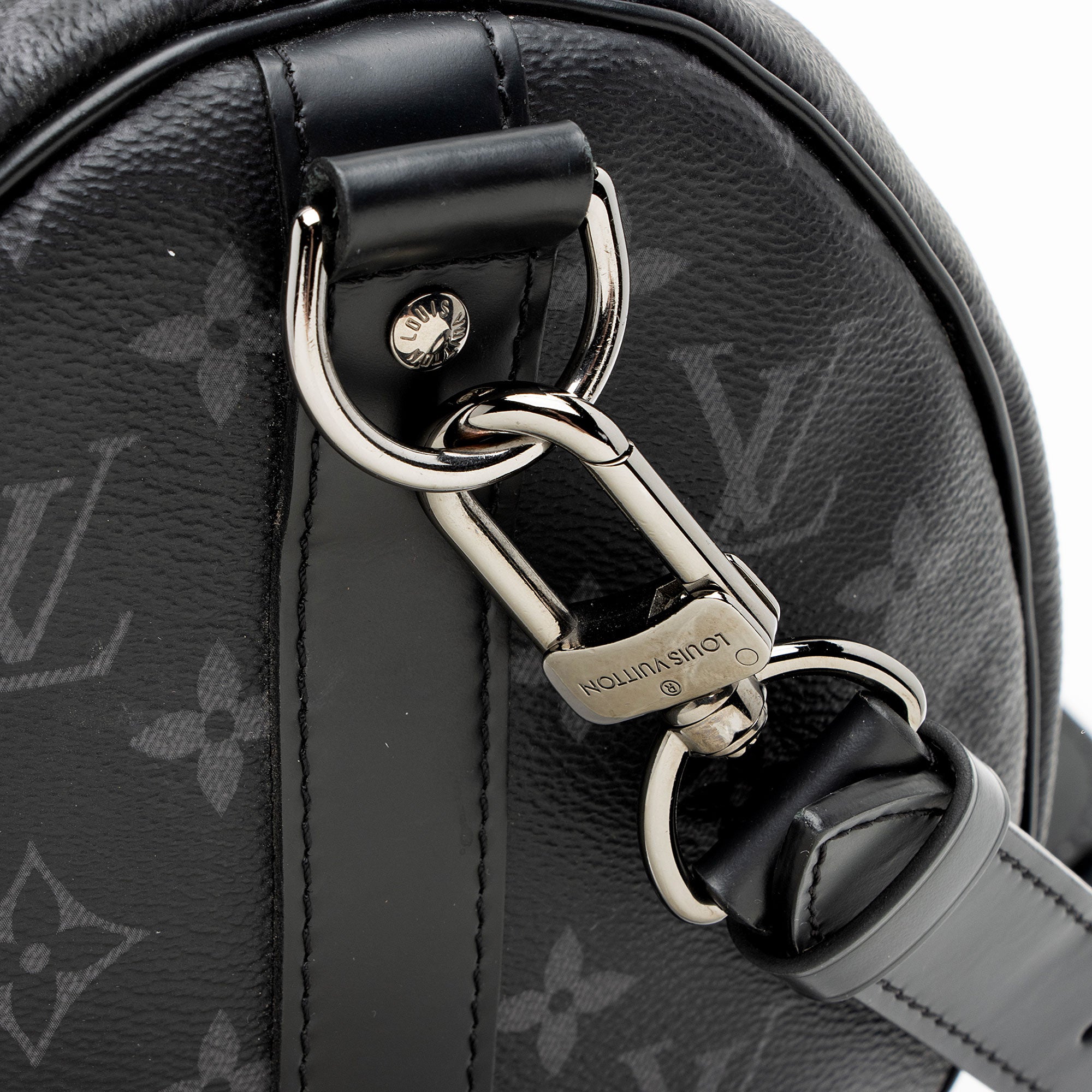 Louis Vuitton Monogram Eclipse Keepall Bandouliere 45 Duffle