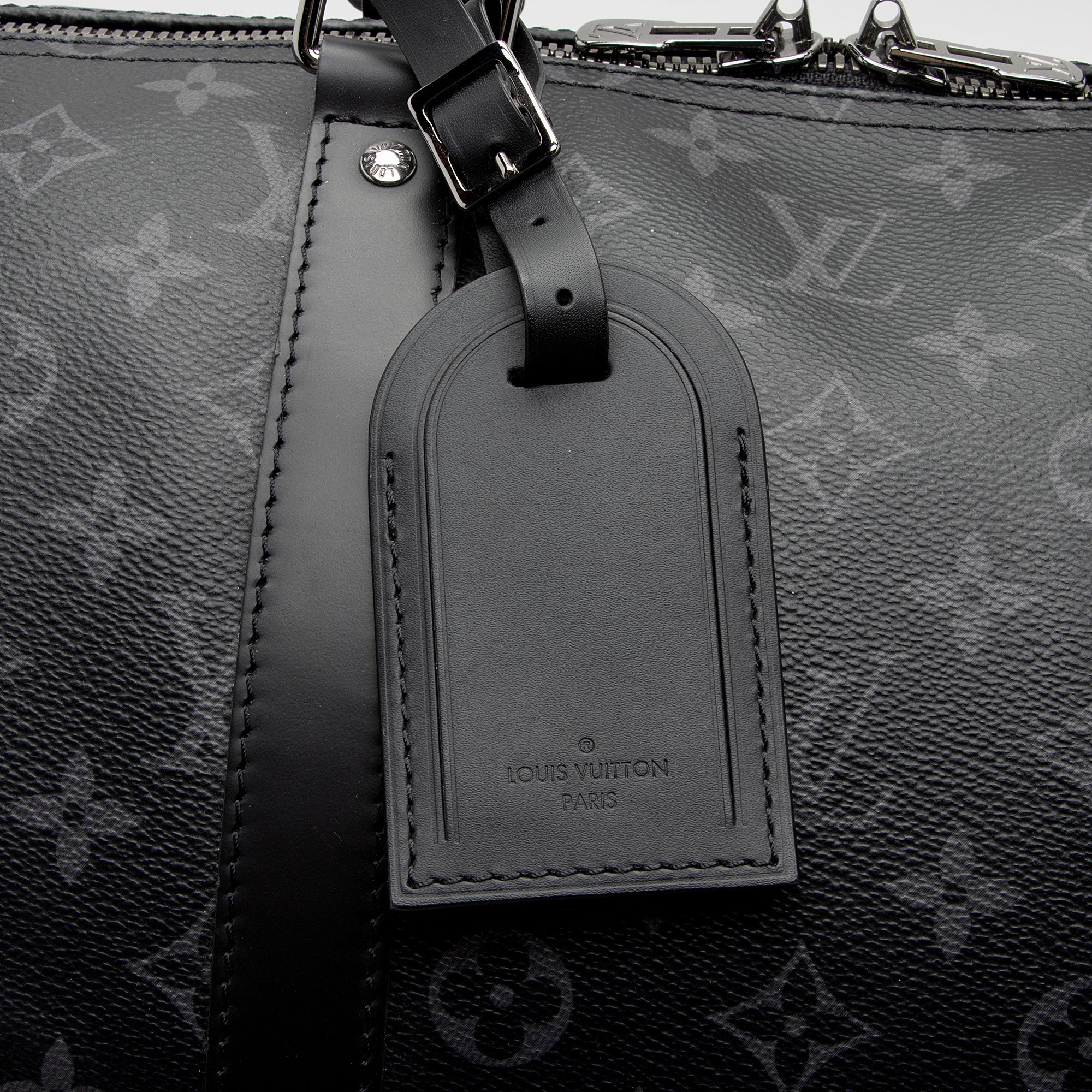 Monogram Eclipse Lv Black Duffle Bag Vuitton Bag Keepall Eclipse