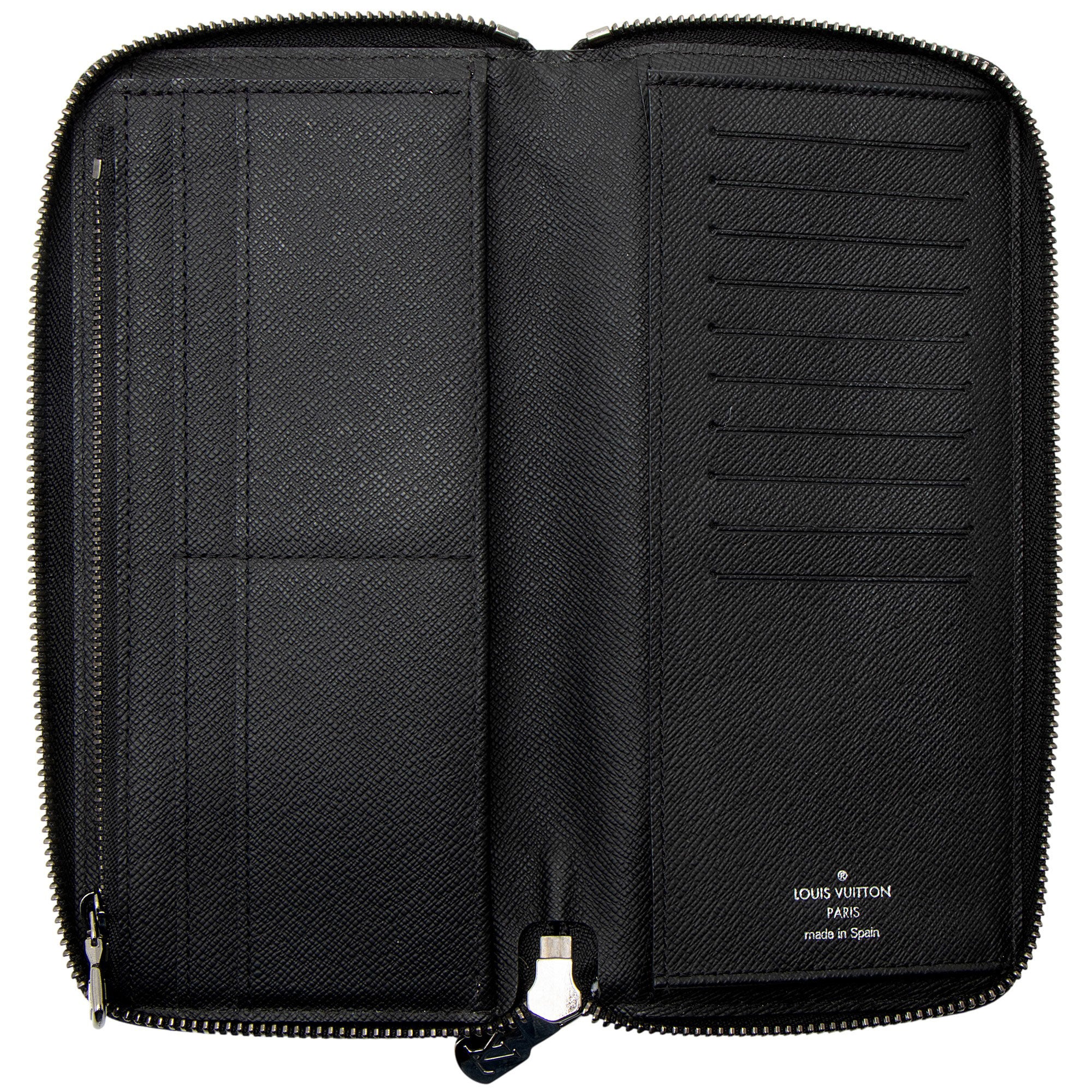 Louis Vuitton Monogram Eclipse Vertical Zippy Wallet