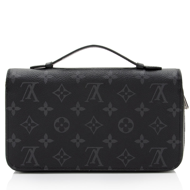 Louis Vuitton Monogram Eclipse Zippy XL Wallet (SHF-ZMZYjz)