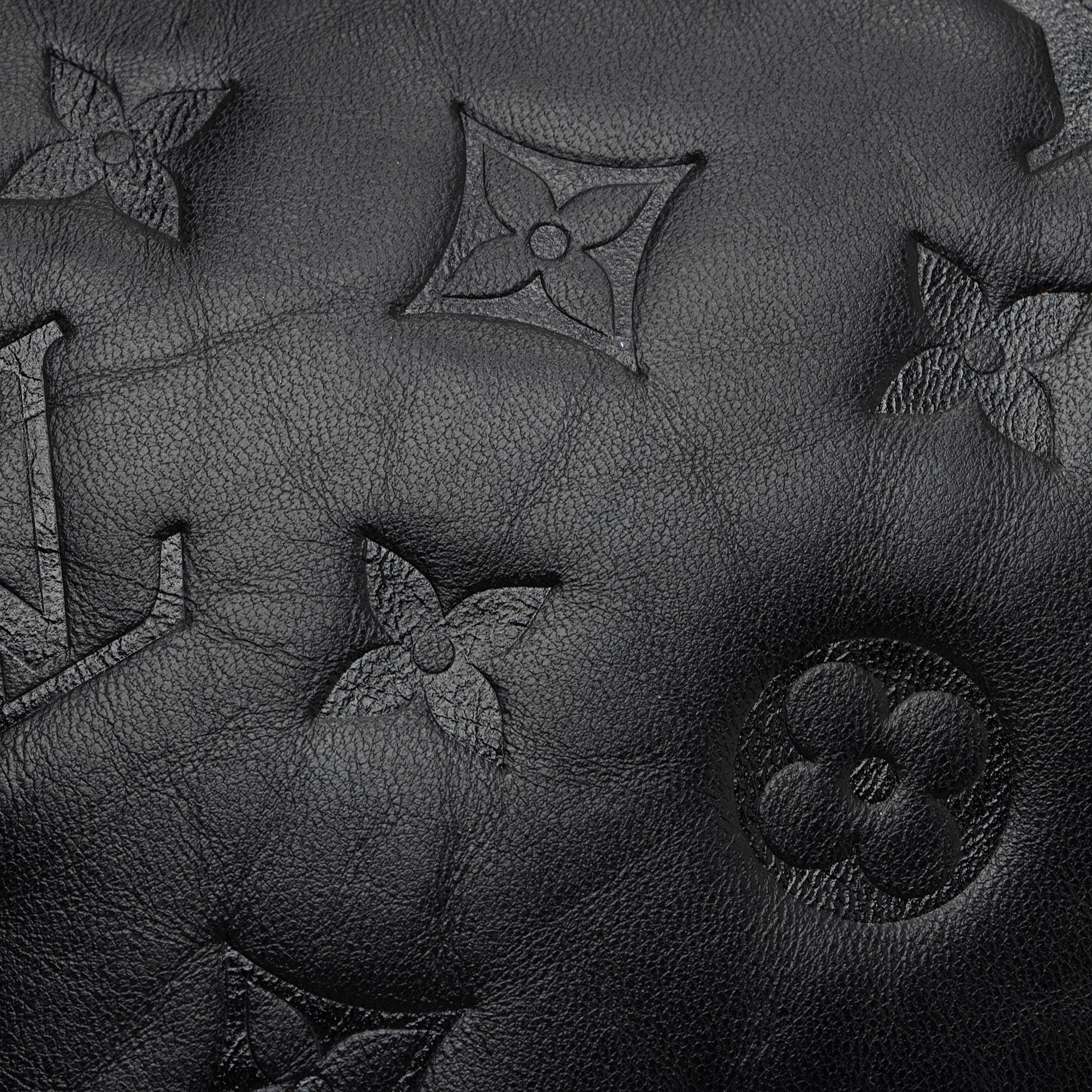 Louis Vuitton Monogram Embossed Lambskin Coussin PM Shoulder Bag (SHF-4qrMA6)