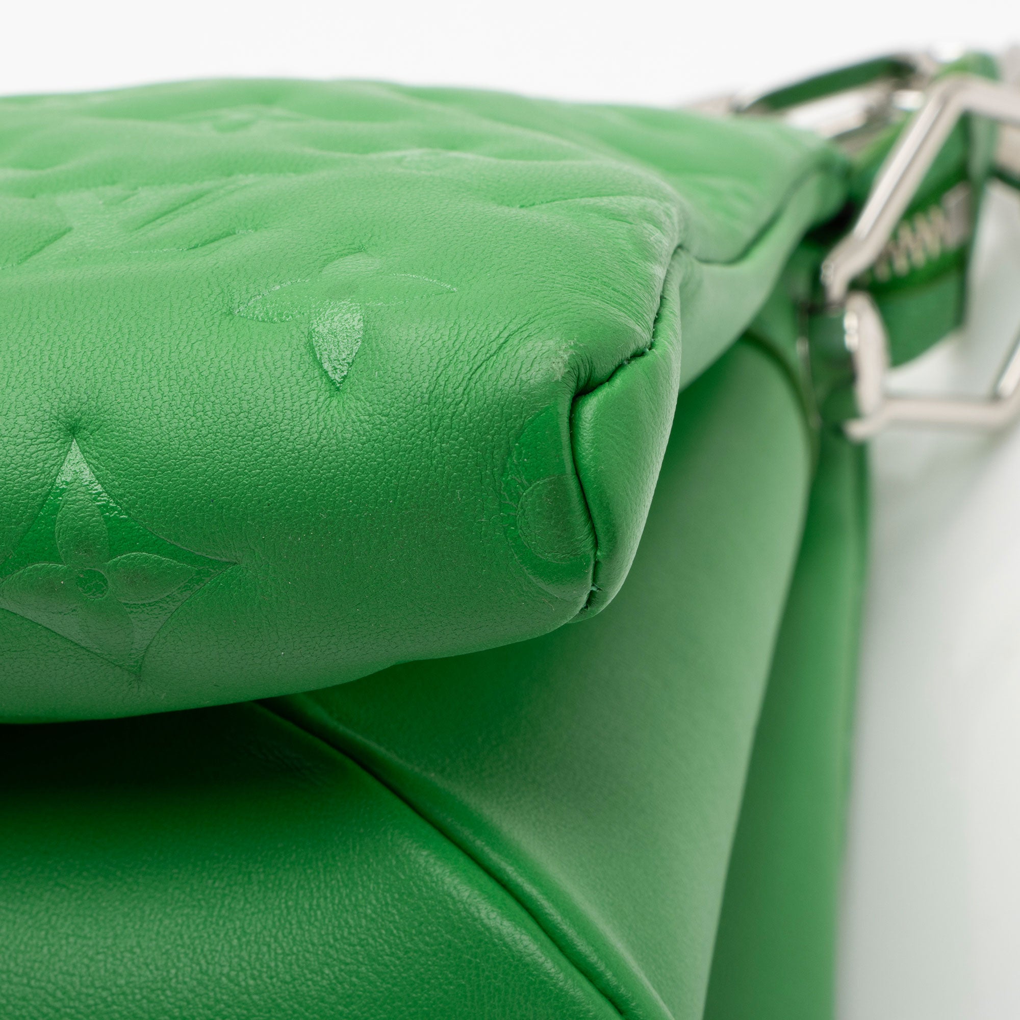 Louis Vuitton Monogram Embossed Lambskin Coussin PM Shoulder Bag (SHF-