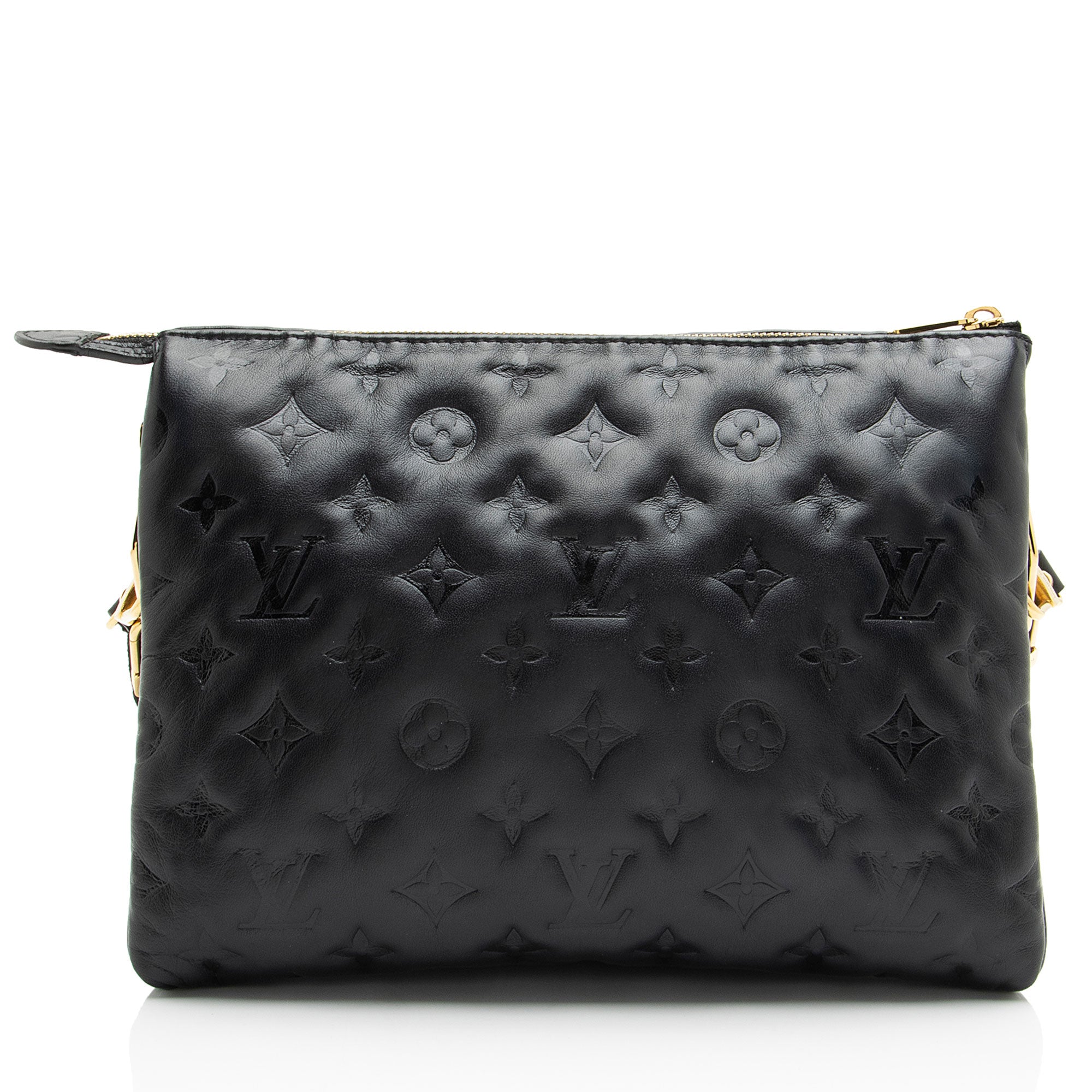 Louis Vuitton Monogram Embossed Lambskin Coussin PM Shoulder Bag