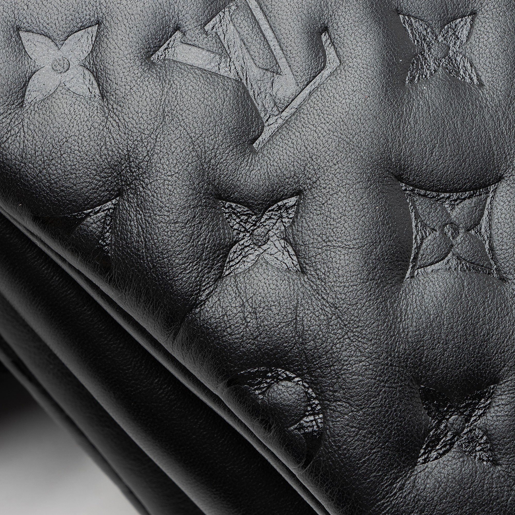 Louis Vuitton Monogram Embossed Lambskin Coussin PM Shoulder Bag