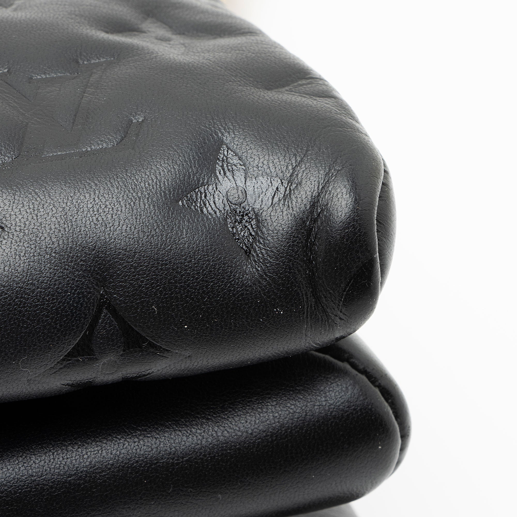 Louis Vuitton Monogram Embossed Lambskin Coussin PM Shoulder Bag
