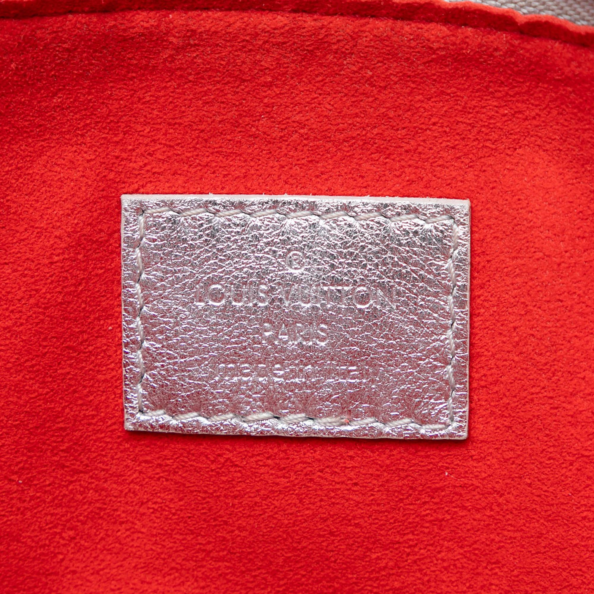 Louis Vuitton Monogram Embossed Puffy Lambskin Coussin PM