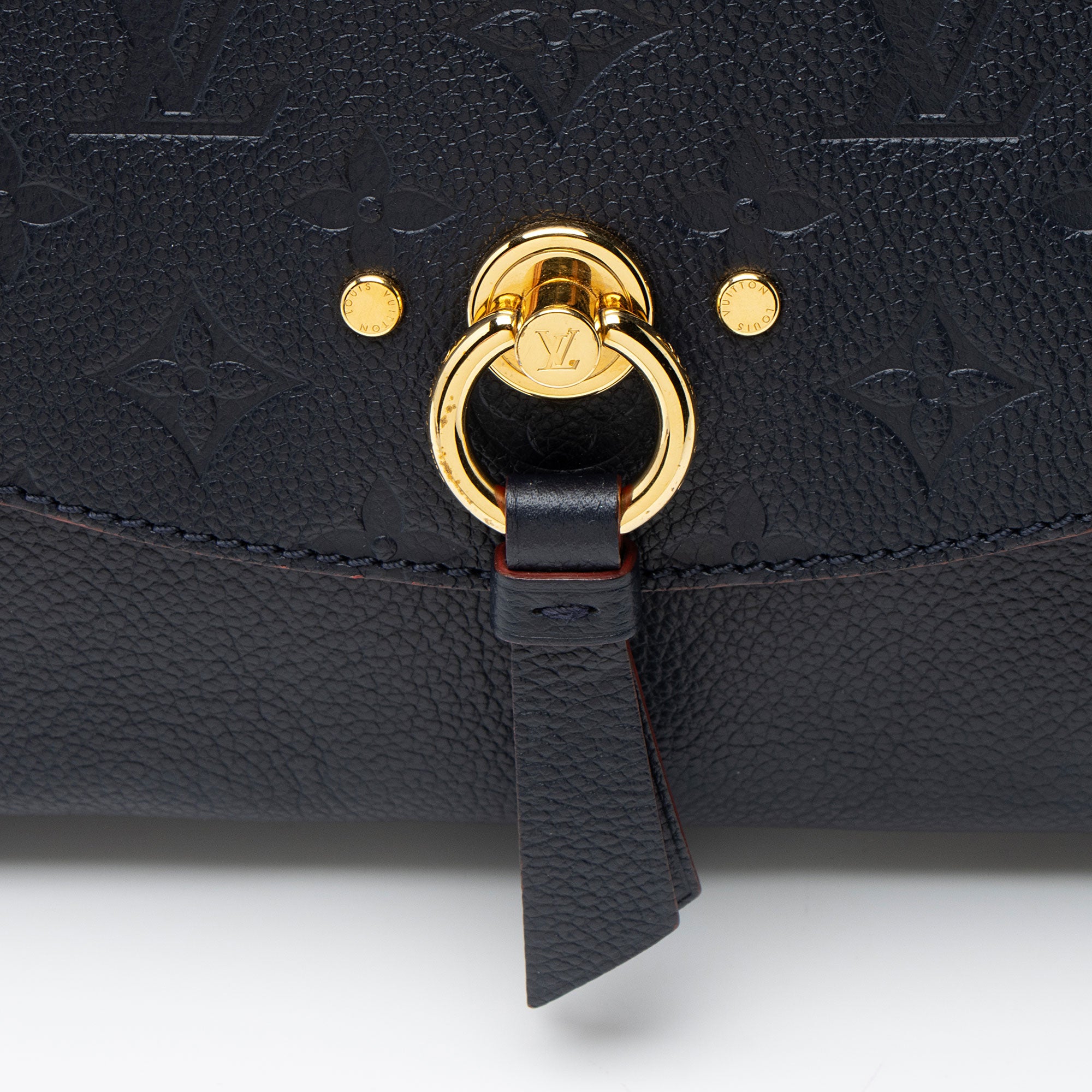 Louis Vuitton Monogram Empreinte Blanche MM Satchel