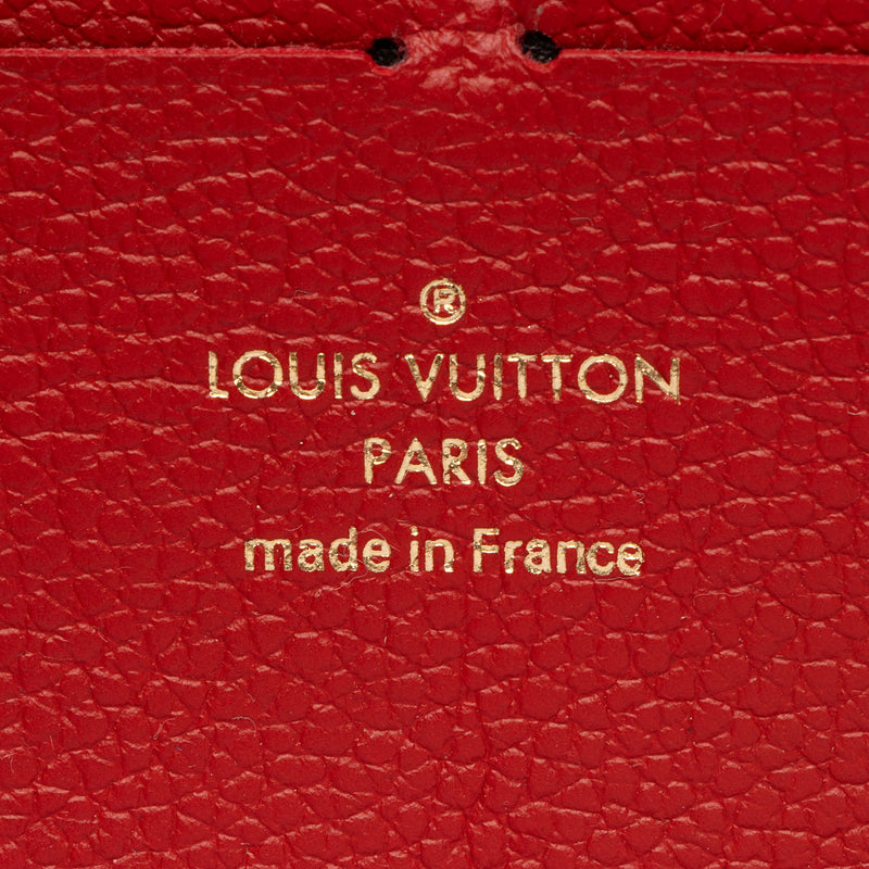 Louis Vuitton Monogram Empreinte Blooming Flowers Clemence Wallet (SHF-oSz8f1)
