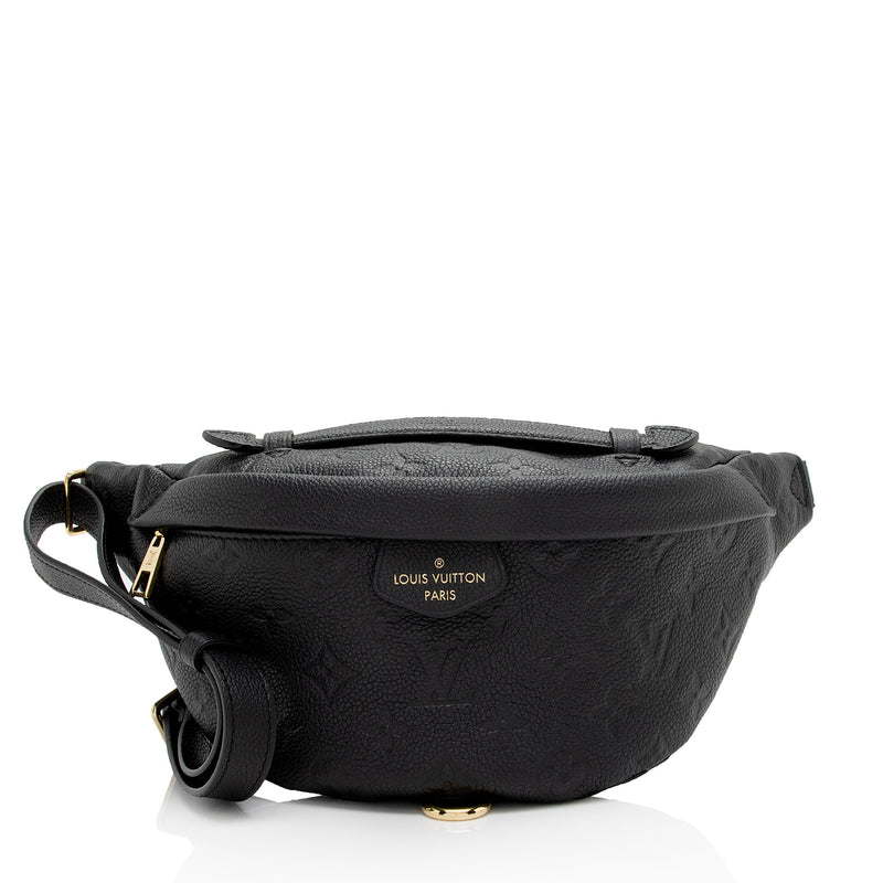 Louis Vuitton, Bags, Louis Vuitton Monogram Empreinte Leather Bumbag  Black