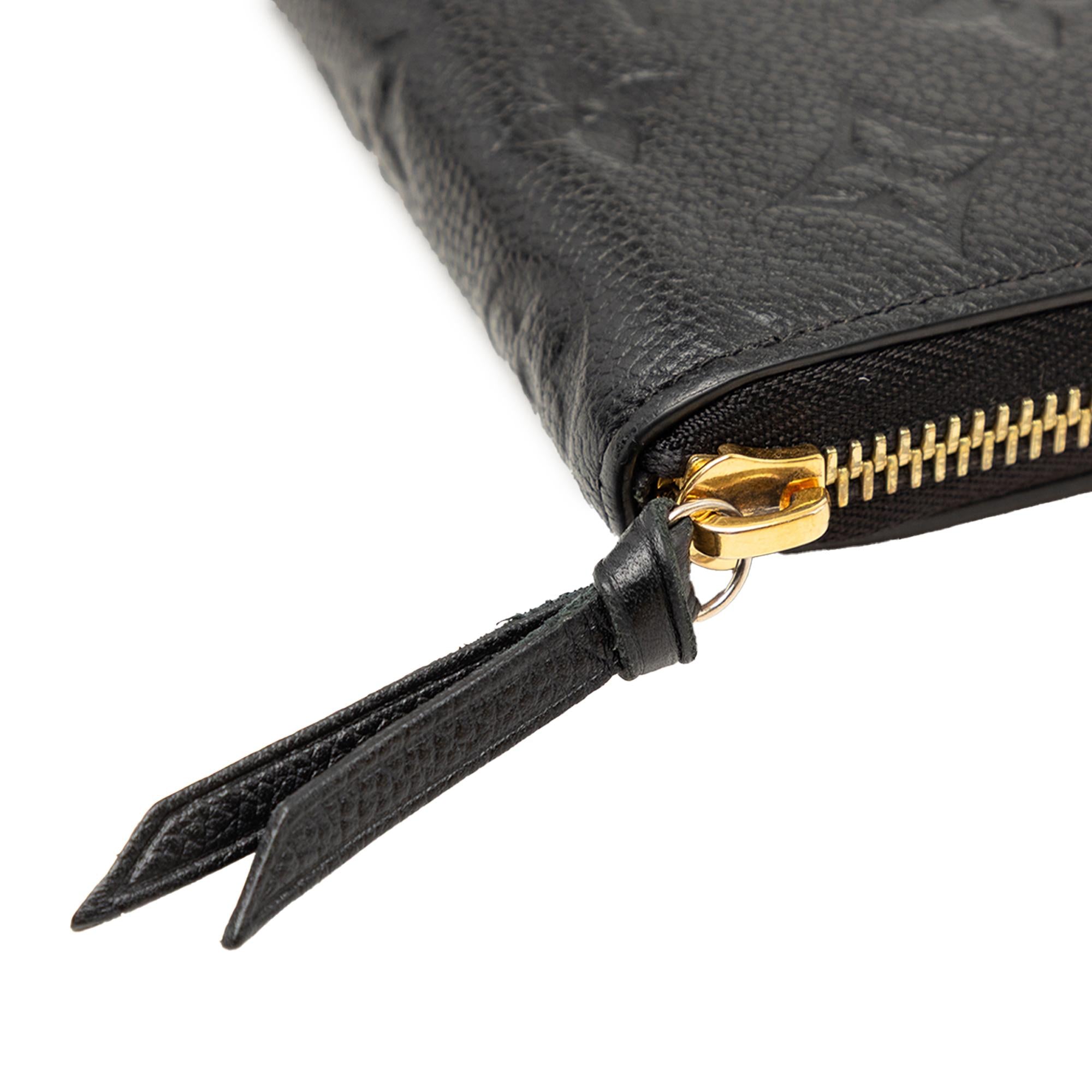 Louis Vuitton Monogram Empreinte Clemence Wallet