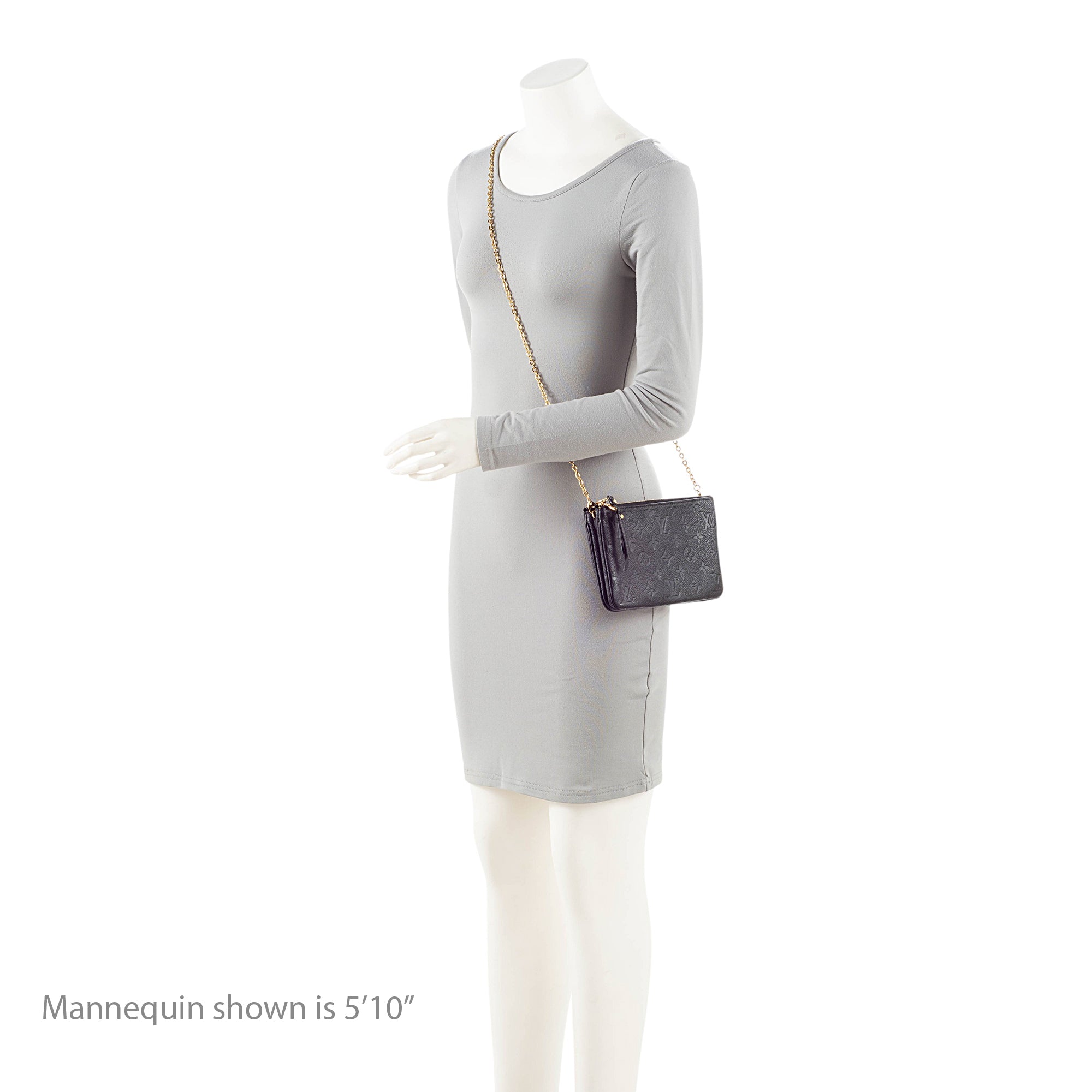 Louis Vuitton Monogram Empreinte Double Zip Pochette