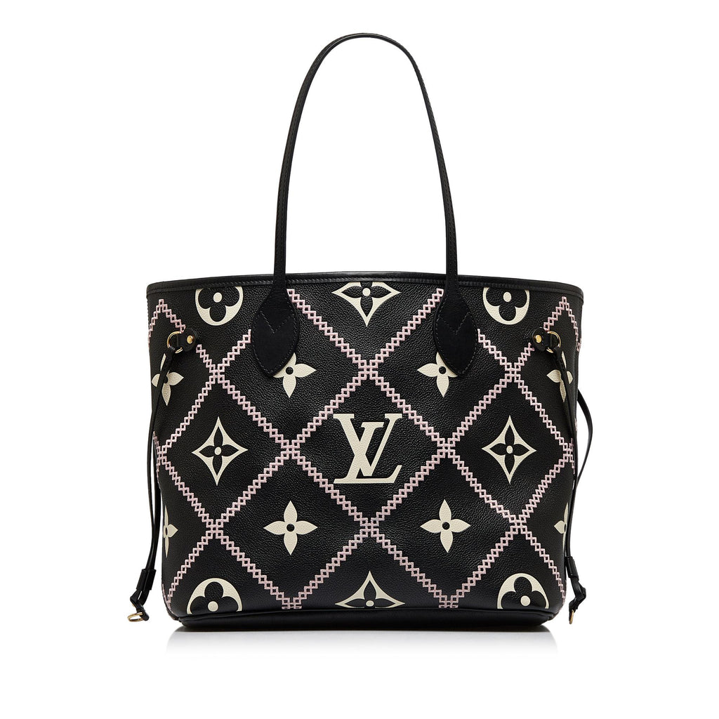 Louis Vuitton Neverfull Black & White Monogram Empreinte