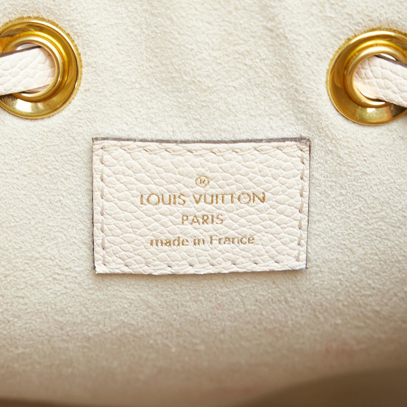 Louis Vuitton Neutrals, Pattern Print Empreinte Monogram Giant by The Pool Néonoé Bb