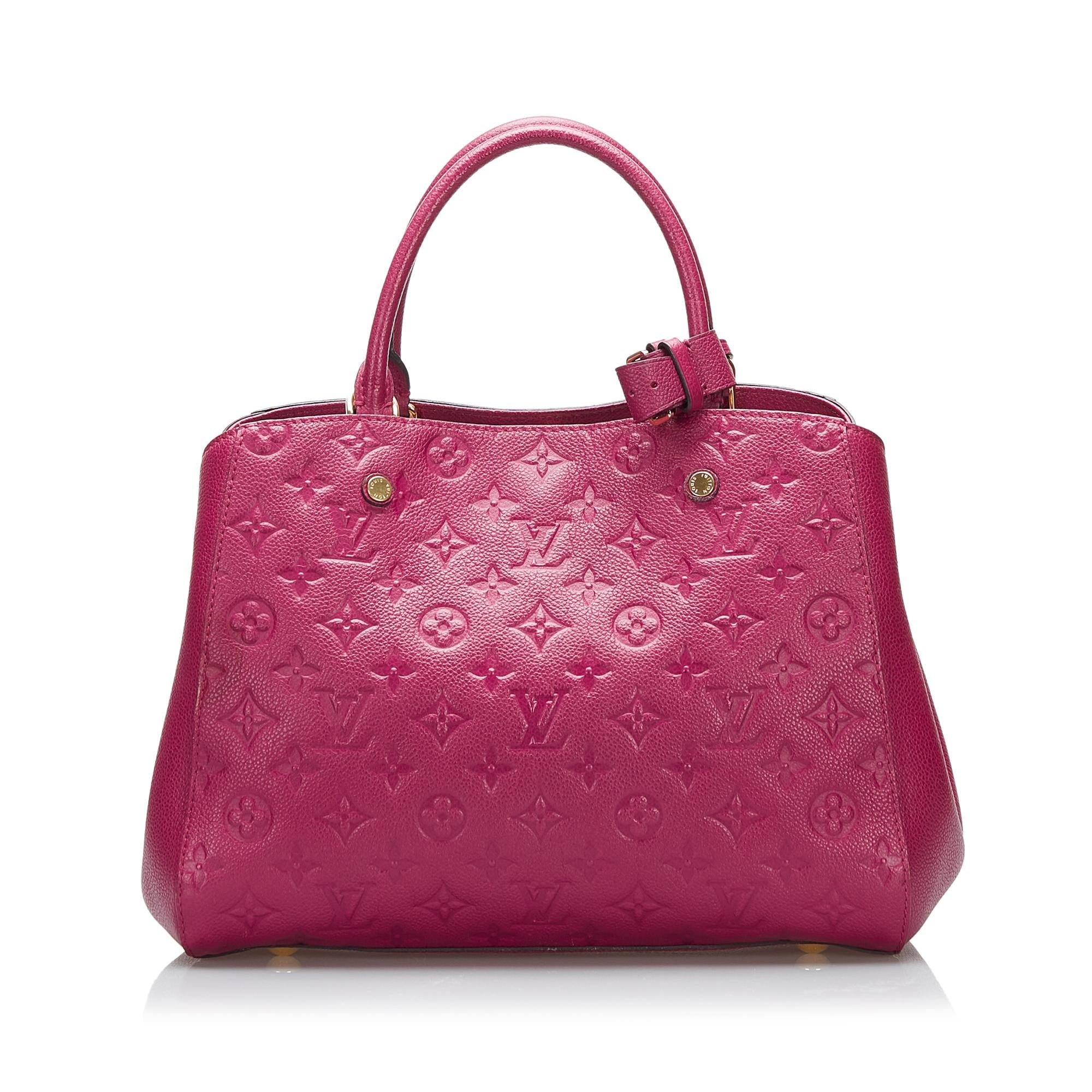 Louis Vuitton Monogram Empreinte Montaigne BB (SHG-37910)