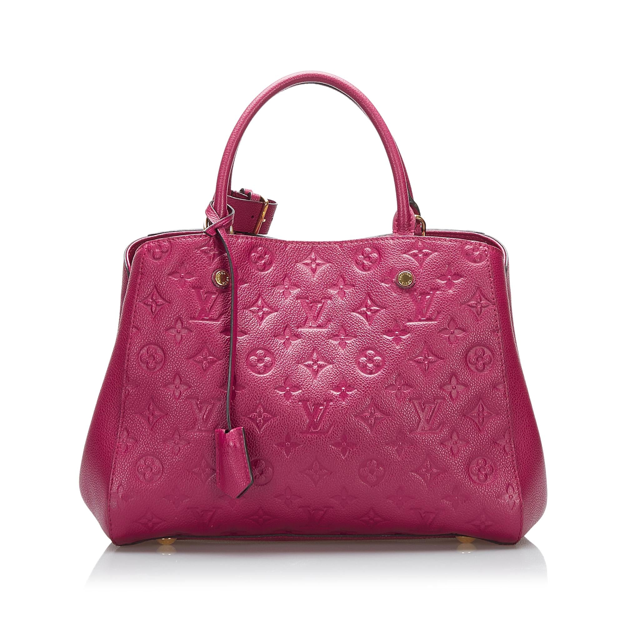 Louis Vuitton Monogram Empreinte Montaigne BB (SHG-37910)