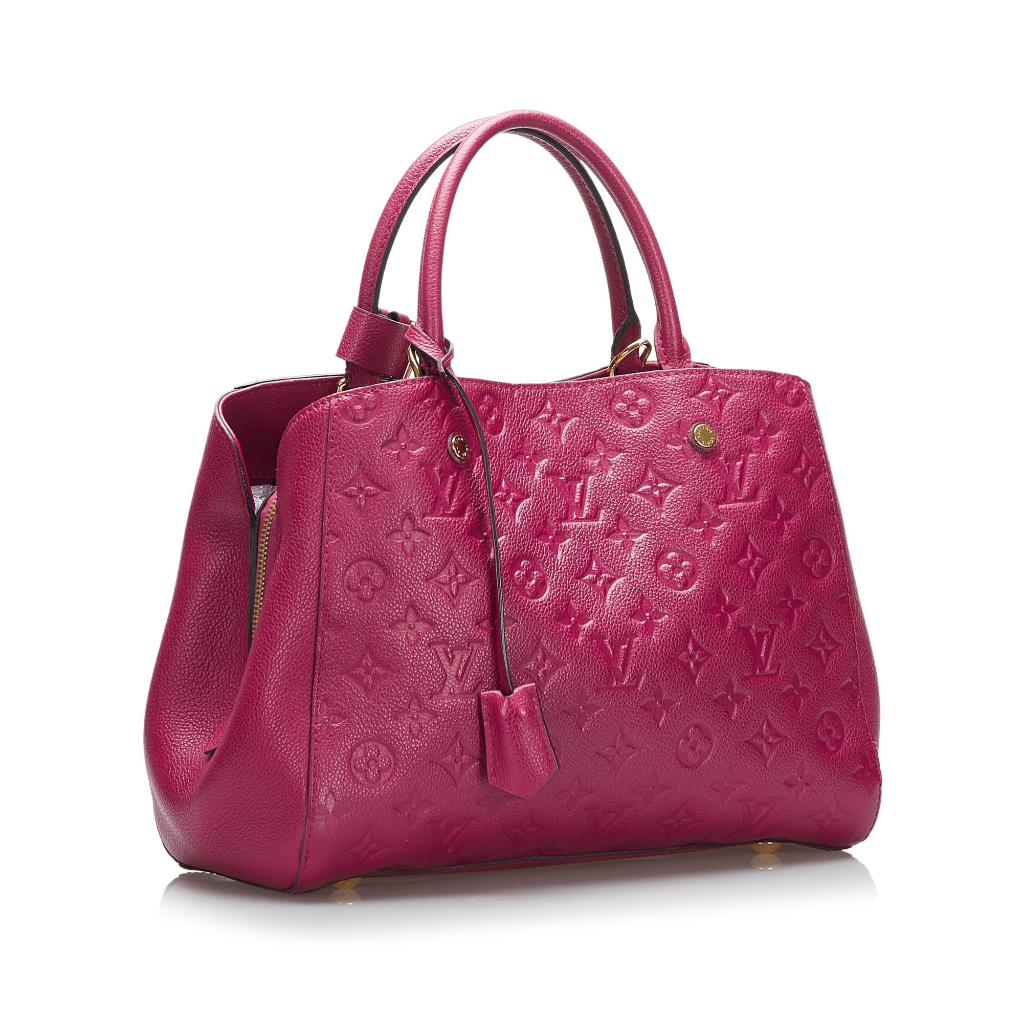 Louis Vuitton Monogram Empreinte Montaigne BB (SHG-37910)