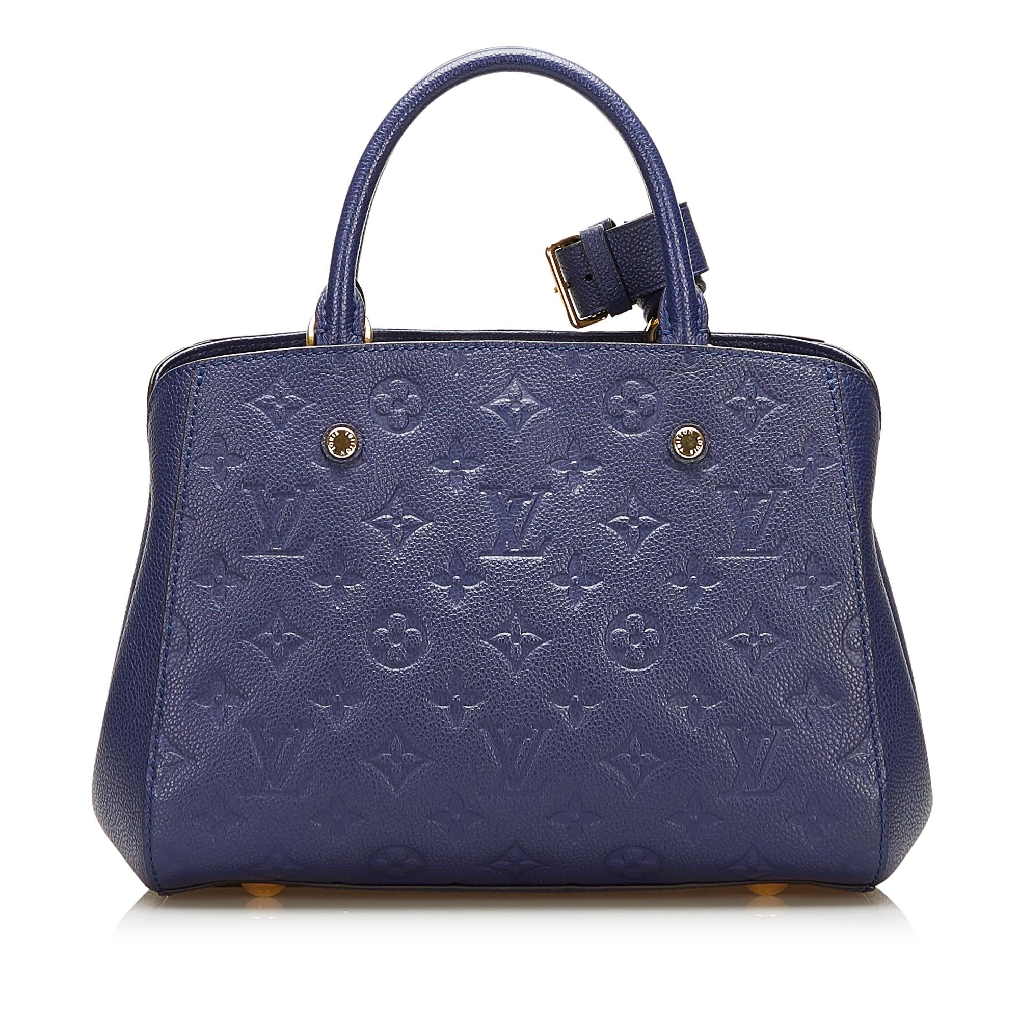 Louis Vuitton Monogram Empreinte Montaigne BB (SHG-37961)