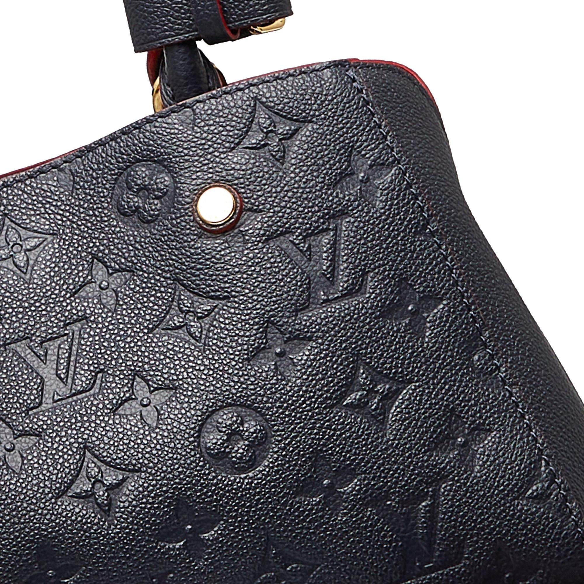 Louis Vuitton Monogram Empreinte Montaigne BB (SHG-PMDepg)