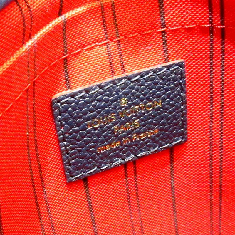 Louis Vuitton Orange Monogram Empreinte Leather Montaigne Bb